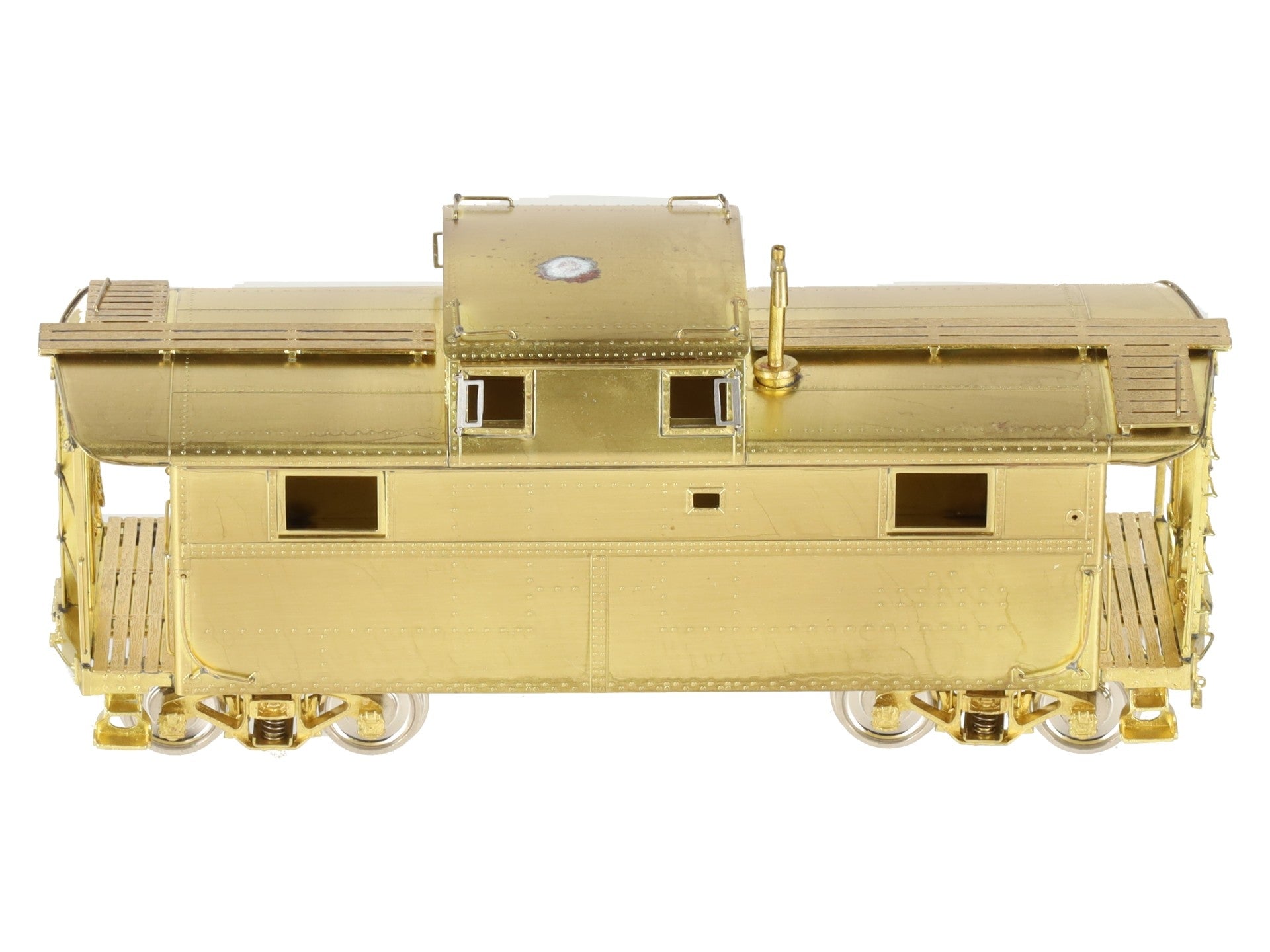 Overland OMI-1610/S HO BRASS PRR Steel Caboose N5A w/o Antenna EX/Box