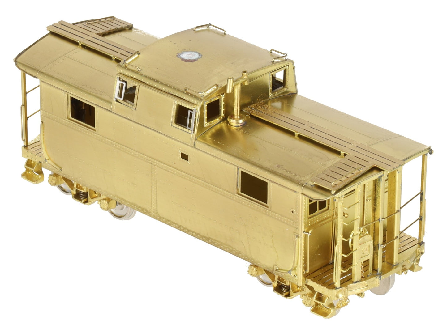 Overland OMI-1610/S HO BRASS PRR Steel Caboose N5A w/o Antenna EX/Box