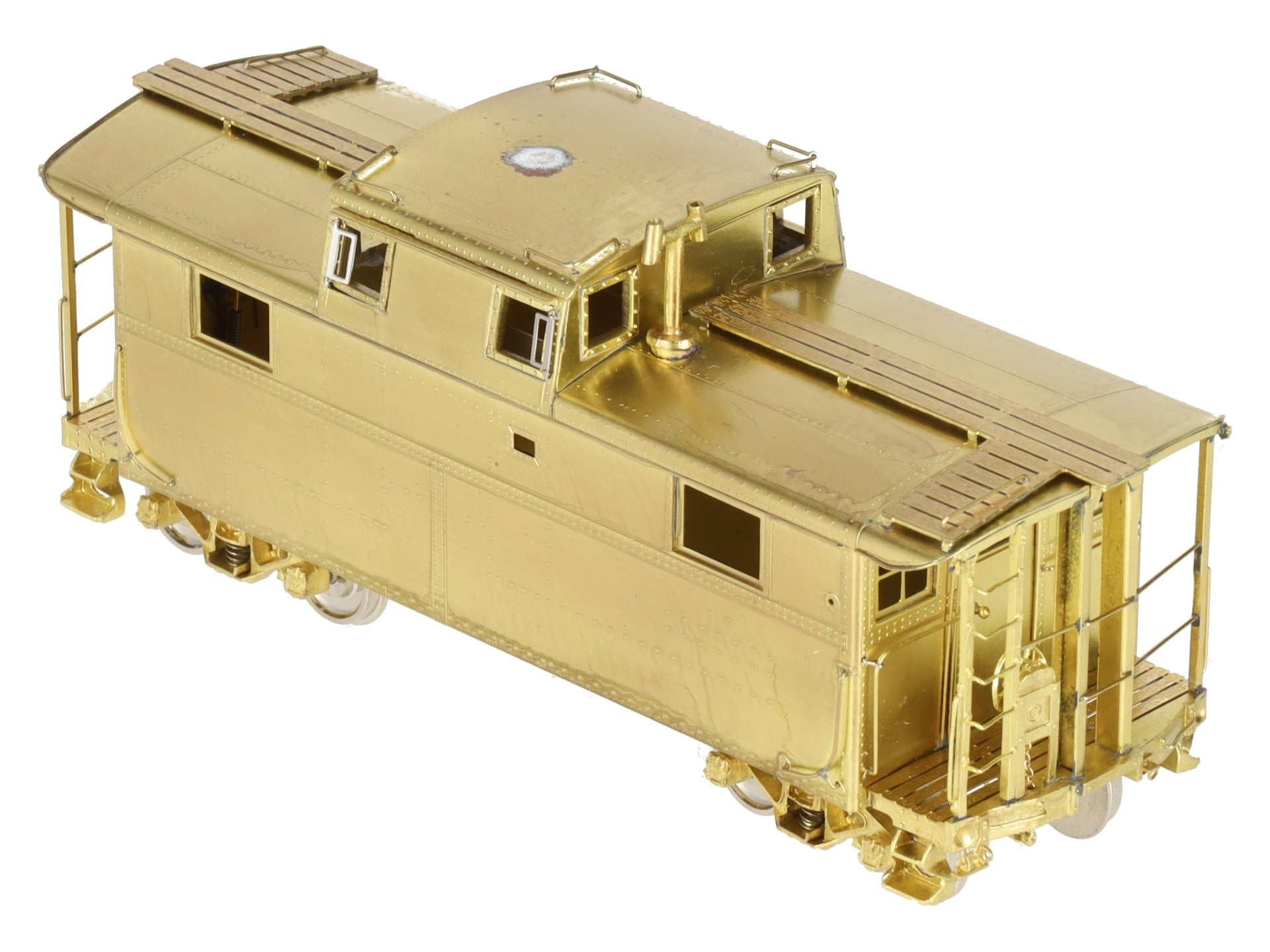 Overland OMI-1610/S HO BRASS PRR Steel Caboose N5A w/o Antenna EX/Box