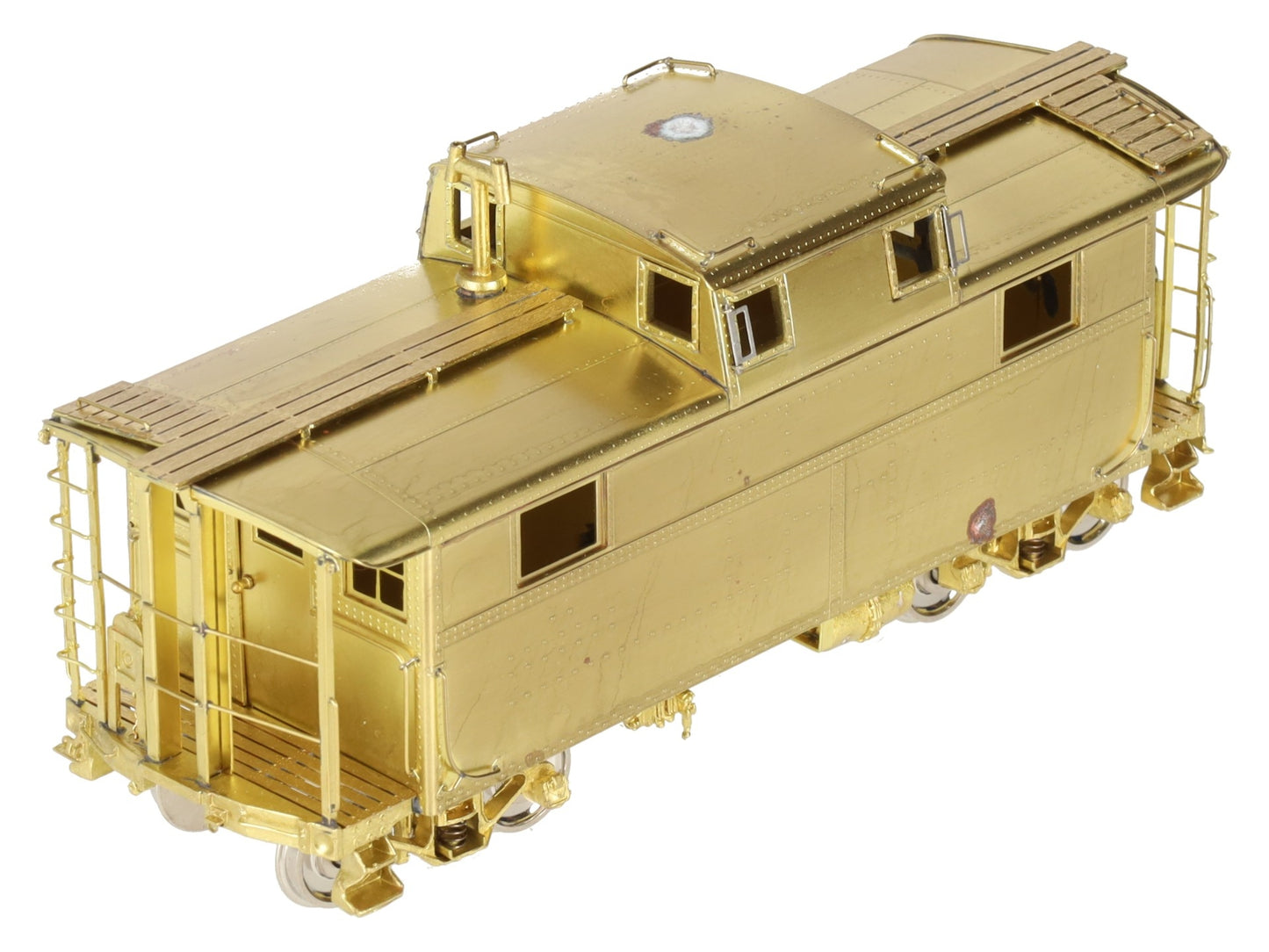 Overland OMI-1610/S HO BRASS PRR Steel Caboose N5A w/o Antenna EX/Box