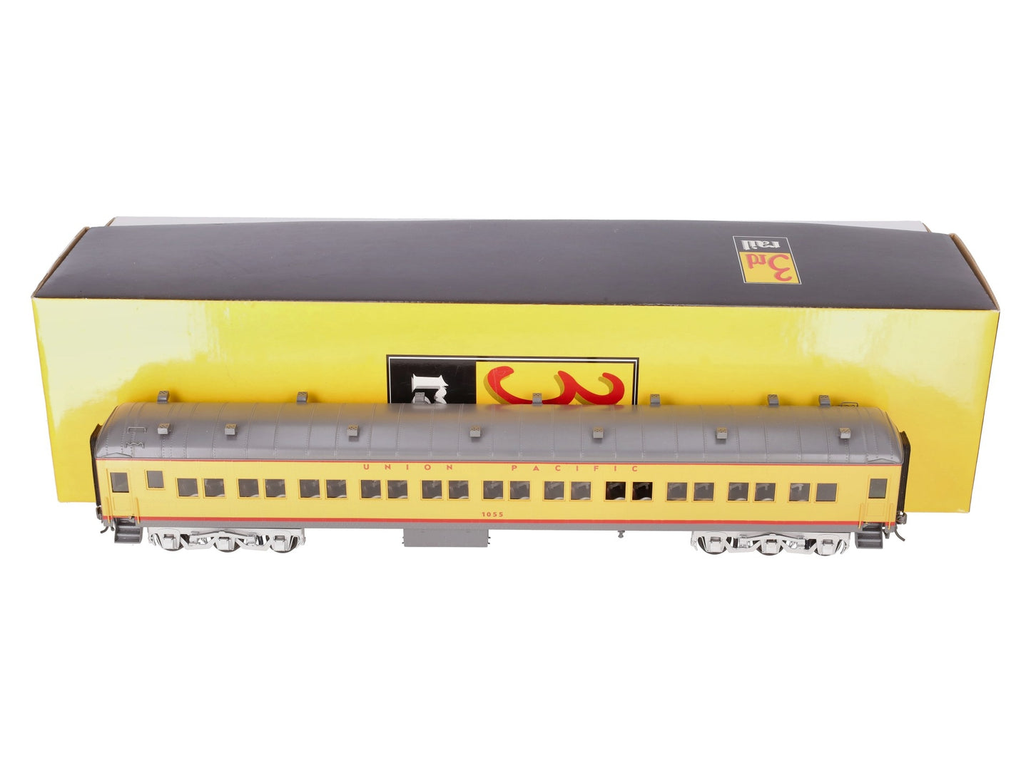 Sunset Models O Brass Union Pacific 70' Harriman Passenger Coach #1055 (2-Rail) EX/Box