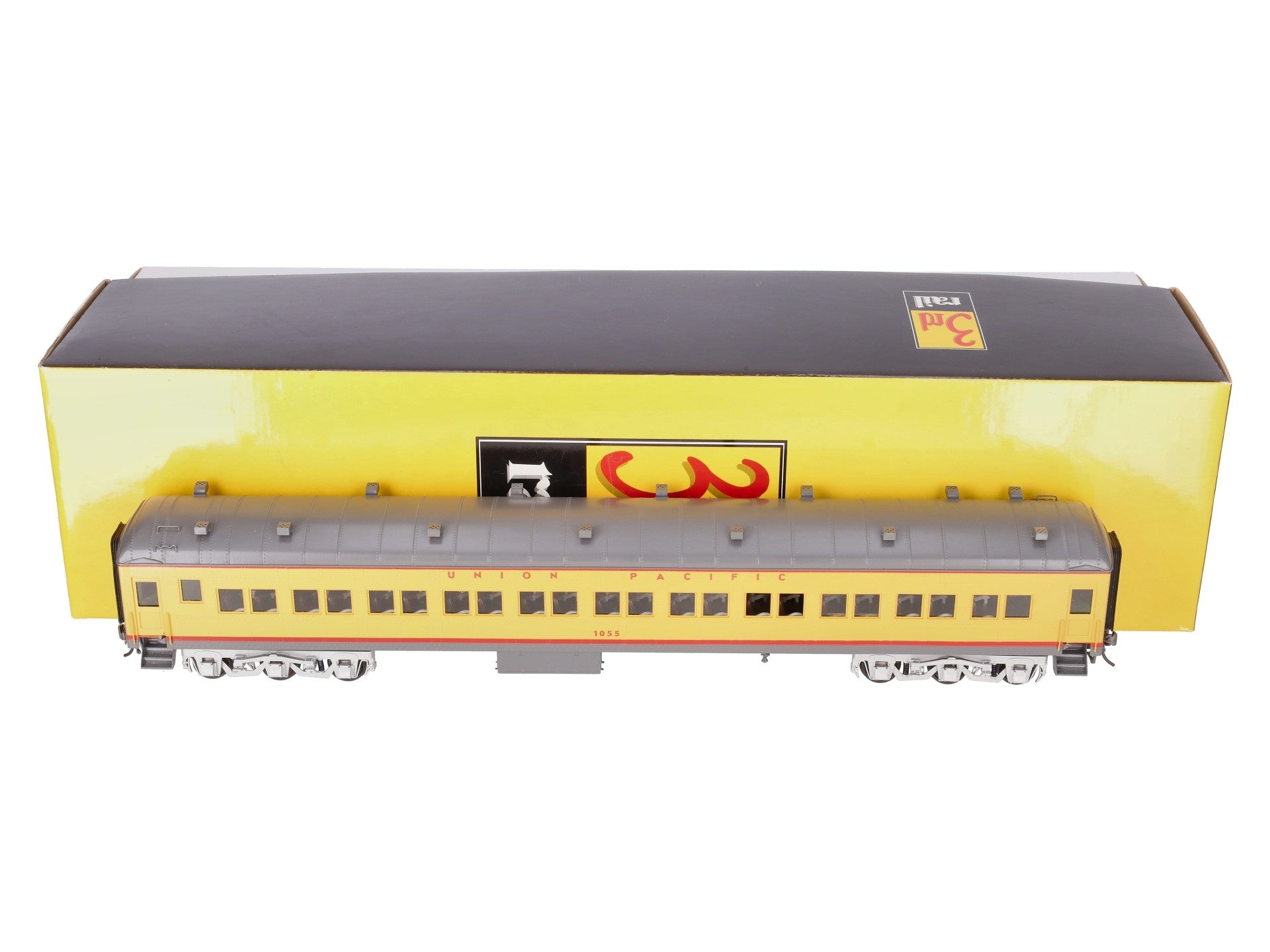 Sunset Models O Brass Union Pacific 70' Harriman Passenger Coach #1055 (2-Rail) EX/Box