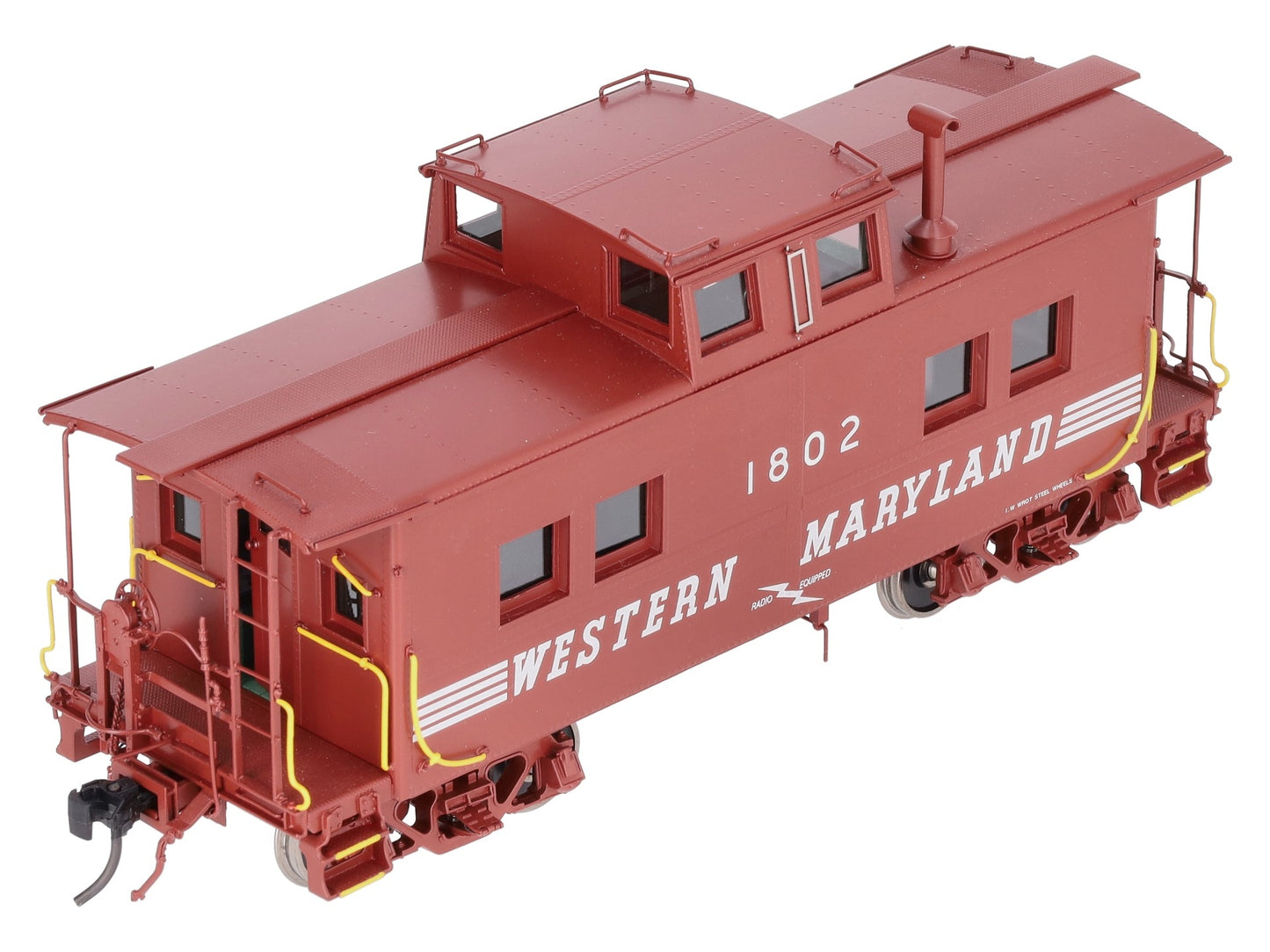 Boo-Rim Precision O Brass Western Maryland Steel Caboose #1802 (2-Rail) LN/Box