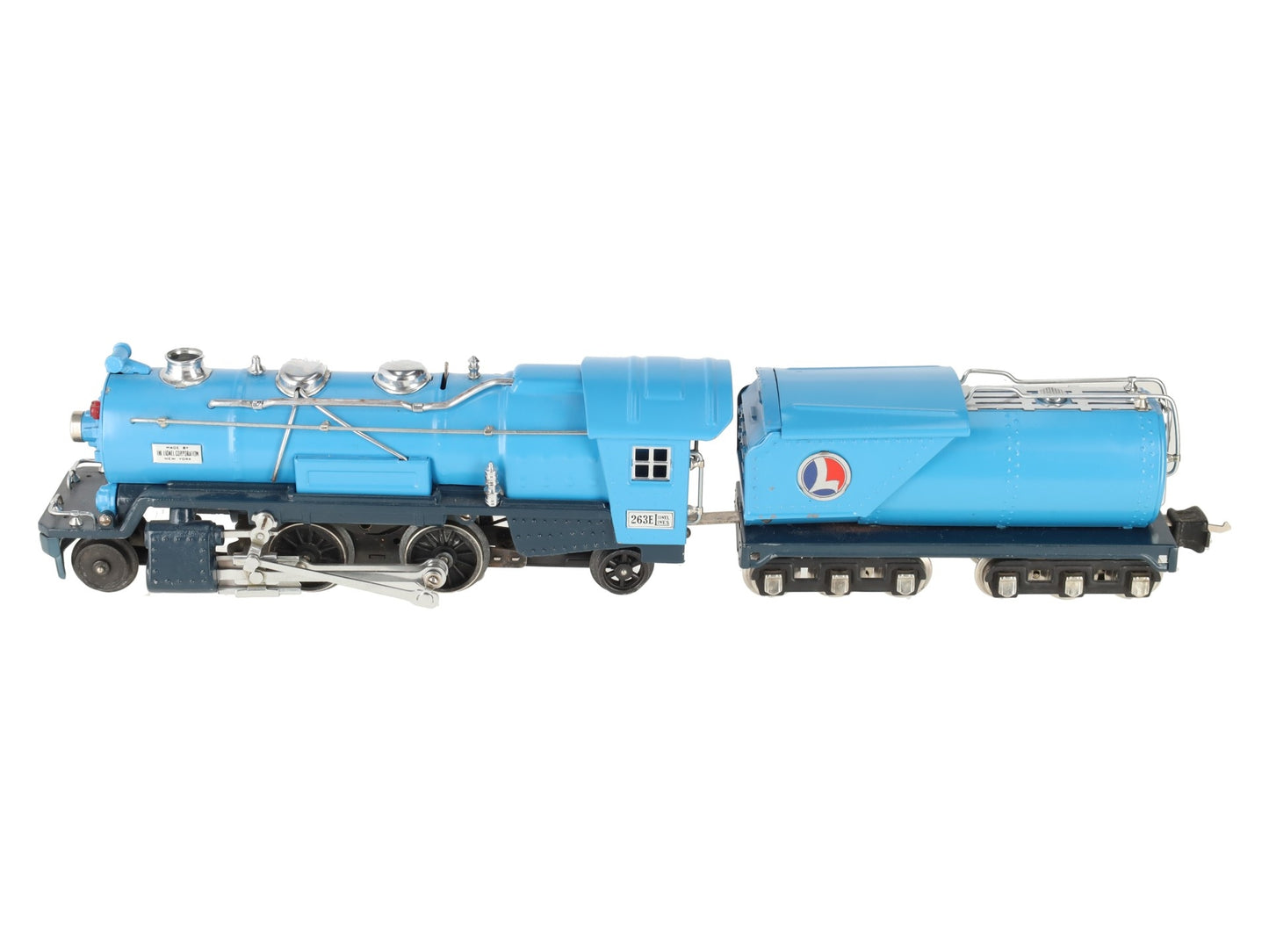 Lionel 263E Vintage O Tinplate Steam Locomotive w/ Tender - Restored