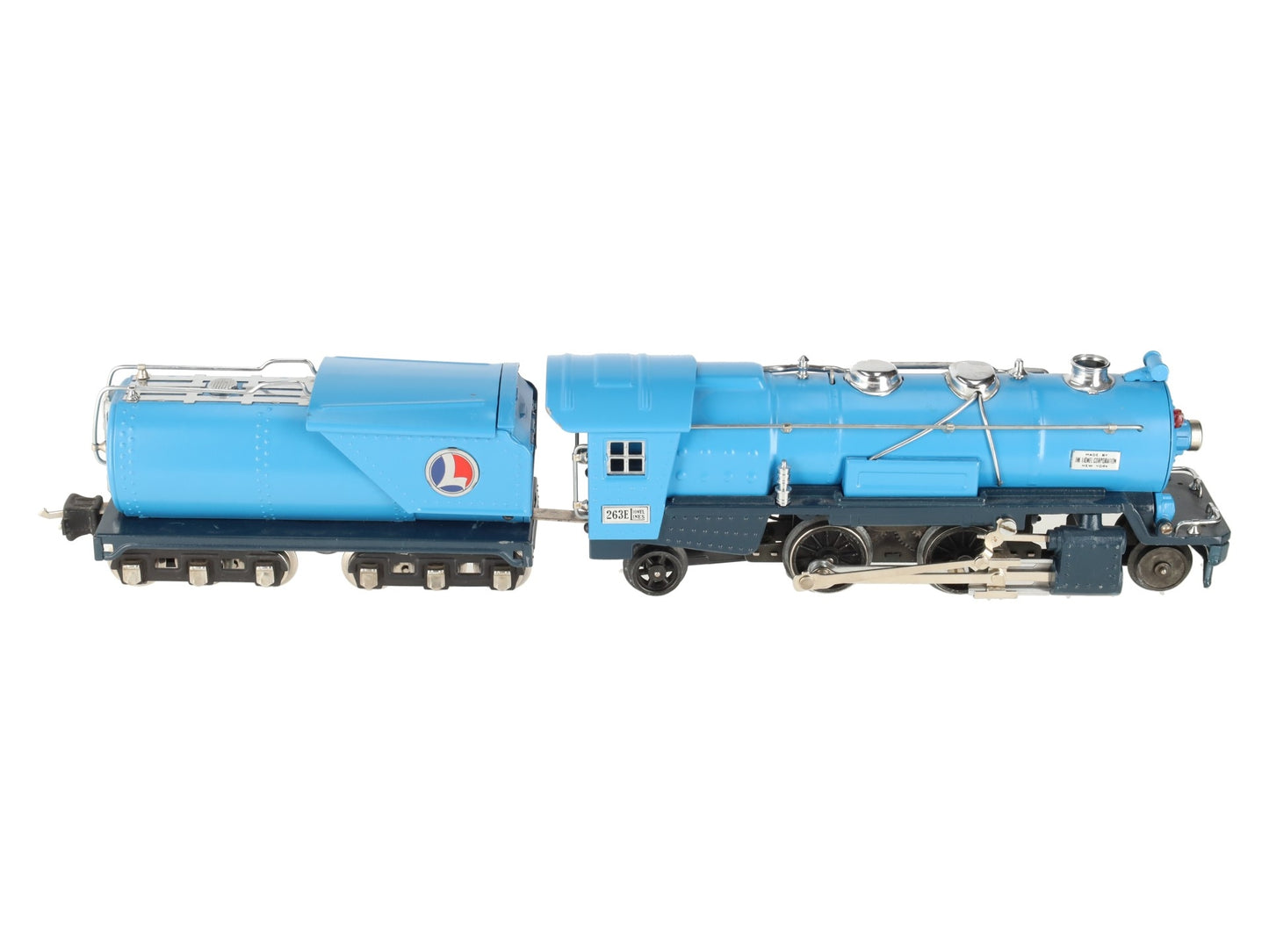 Lionel 263E Vintage O Tinplate Steam Locomotive w/ Tender - Restored