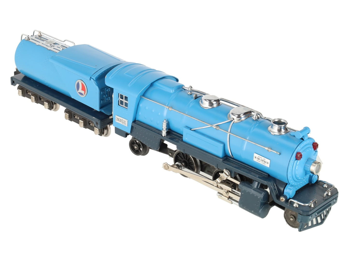 Lionel 263E Vintage O Tinplate Steam Locomotive w/ Tender - Restored