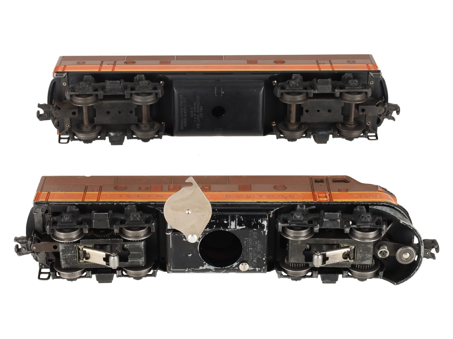 Lionel 2363 Vintage O Illinois Central AB Diesel Locomotive Set VG