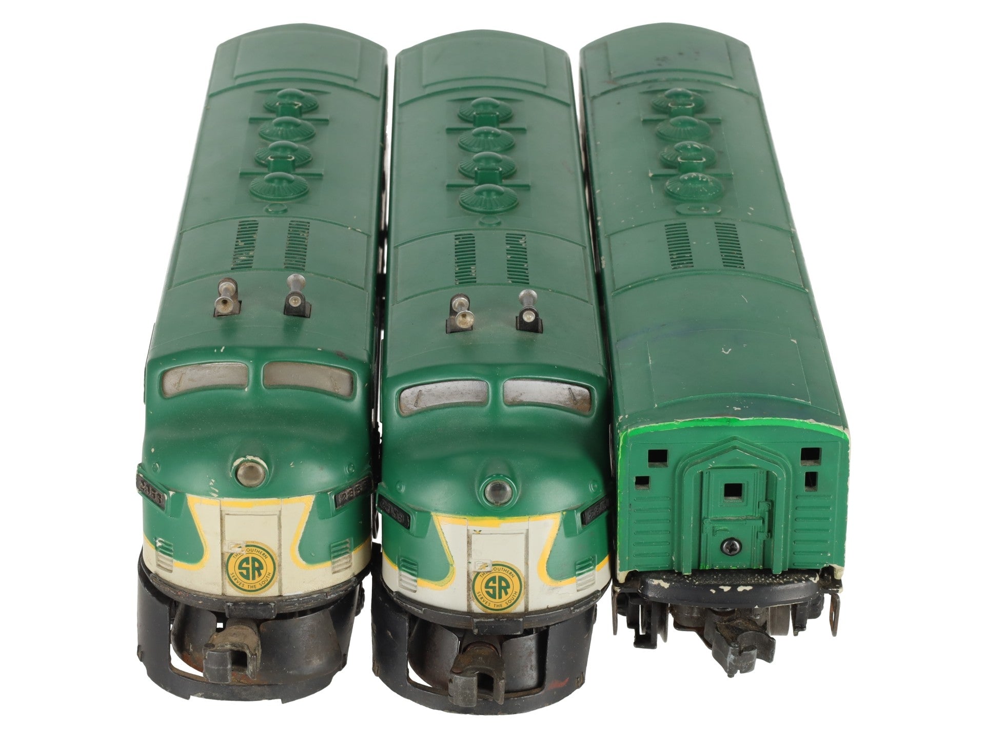 Lionel 2356 Vintage O Southern F-3 ABA Diesel Locomotives VG