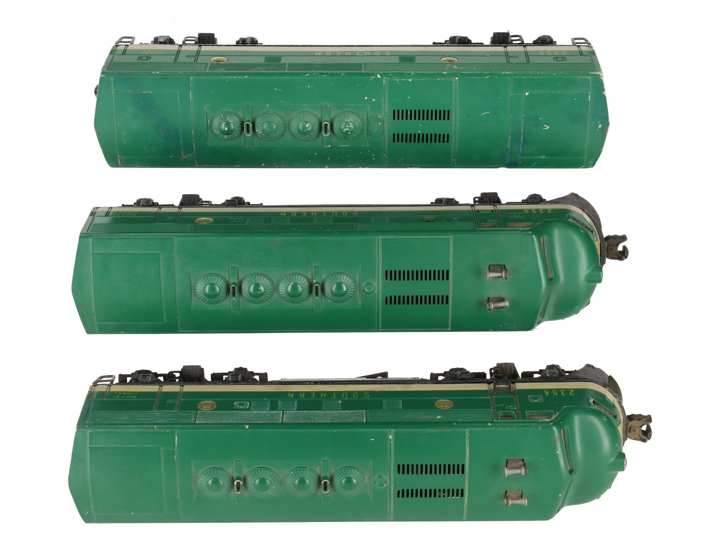 Lionel 2356 Vintage O Southern F-3 ABA Diesel Locomotives VG