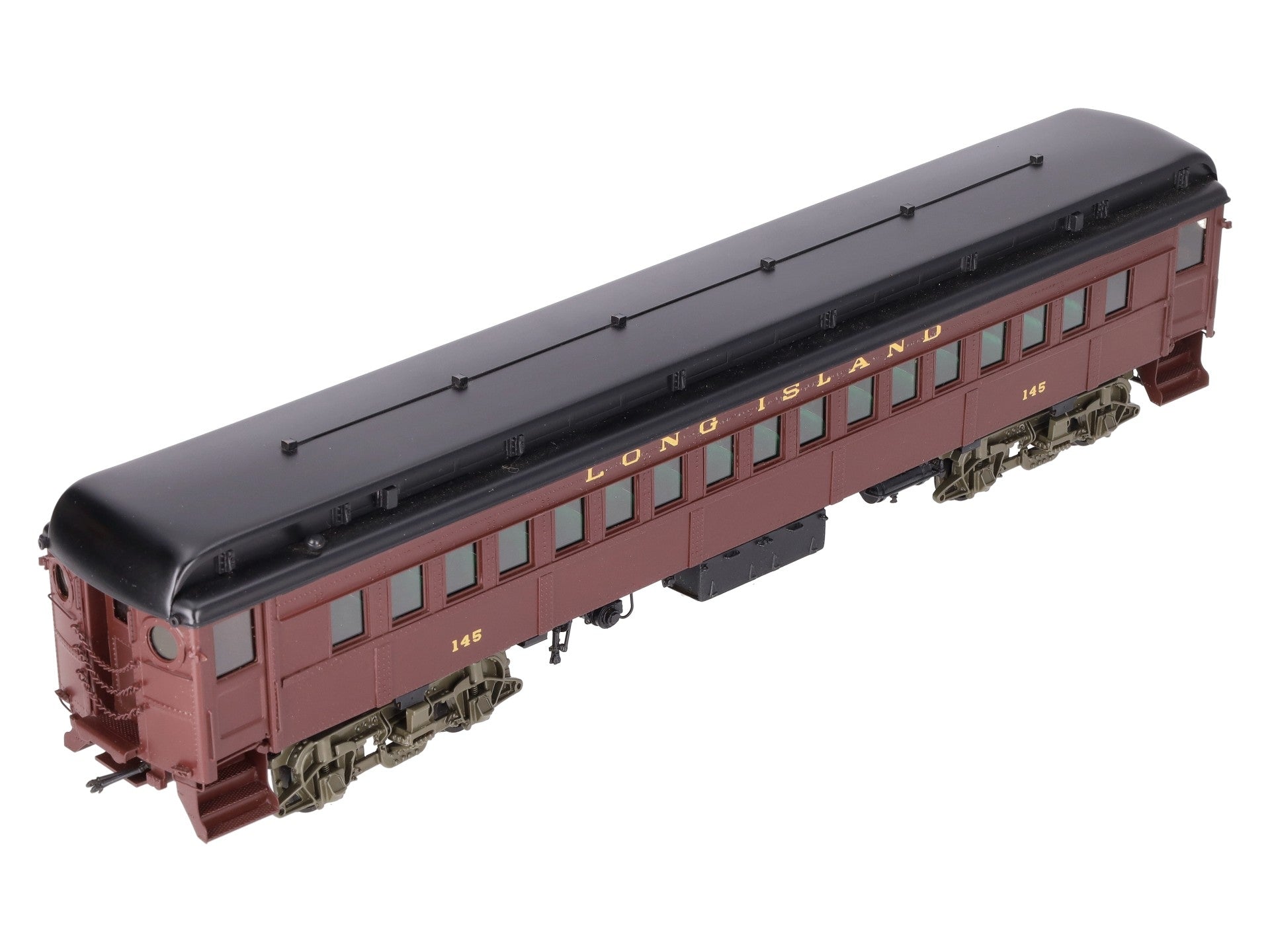 Sunset Models O Brass Long Island RR P54 Passenger Commuter Car #145 (2-Rail) EX/Box