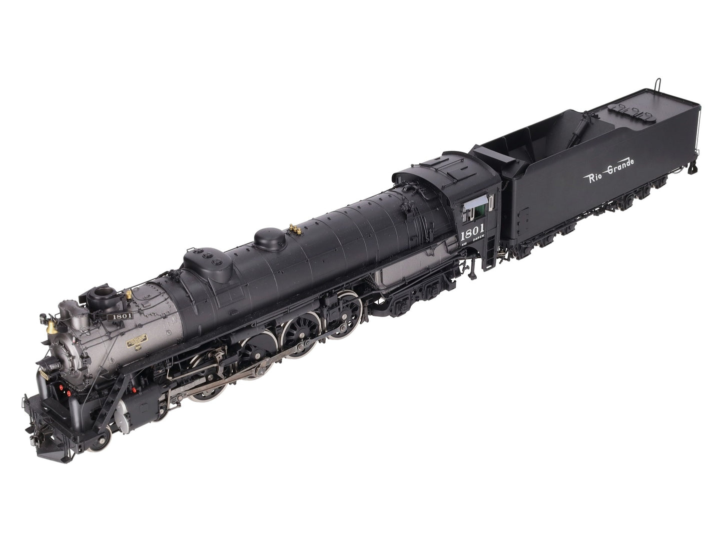 Precision Scale Co 17247-2 O 2R Brass D&RGW 4-8-4 M-68 Steam Loco & Tender #1801 EX/Box