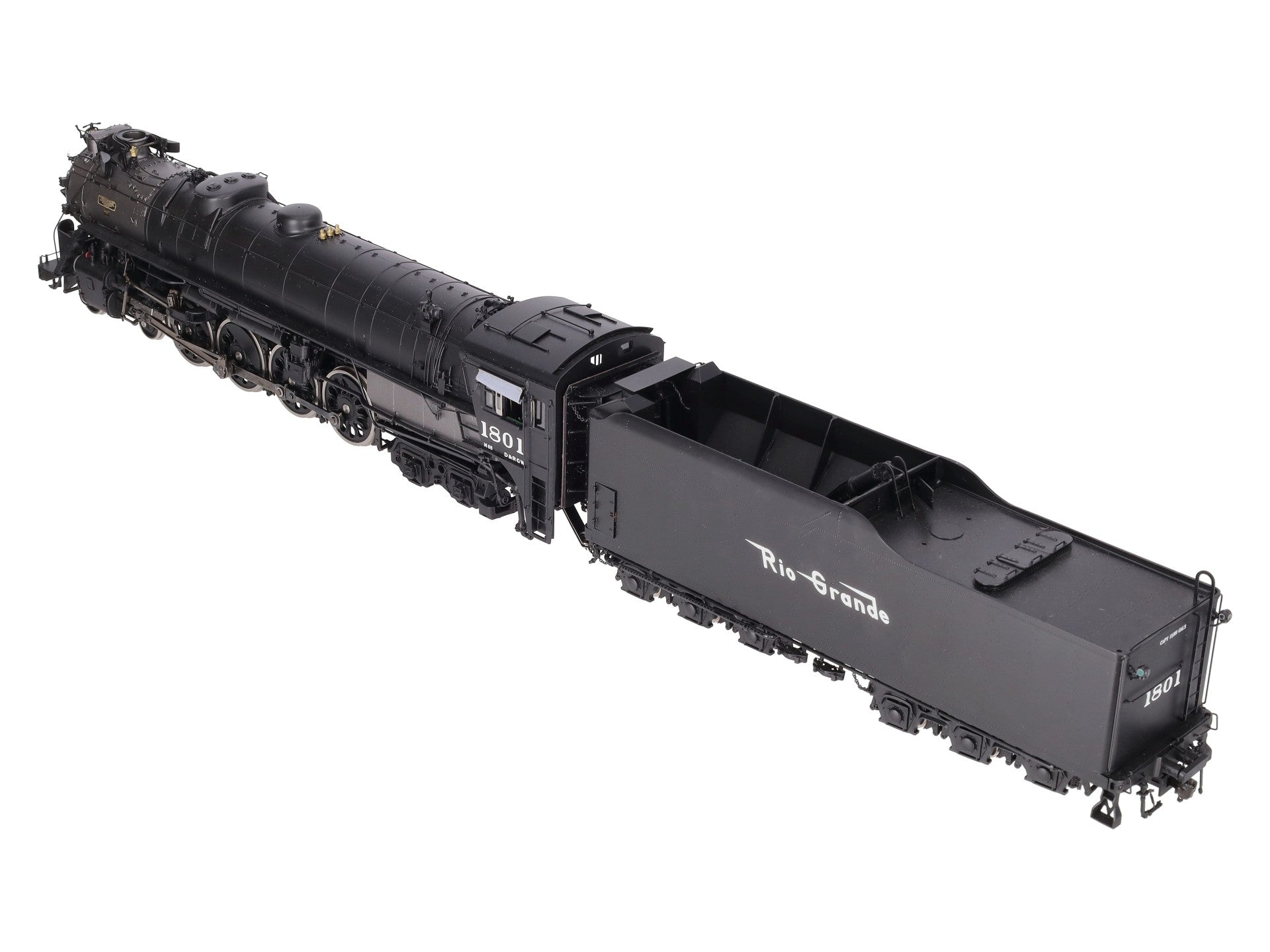 Precision Scale Co 17247-2 O 2R Brass D&RGW 4-8-4 M-68 Steam Loco & Tender #1801 EX/Box