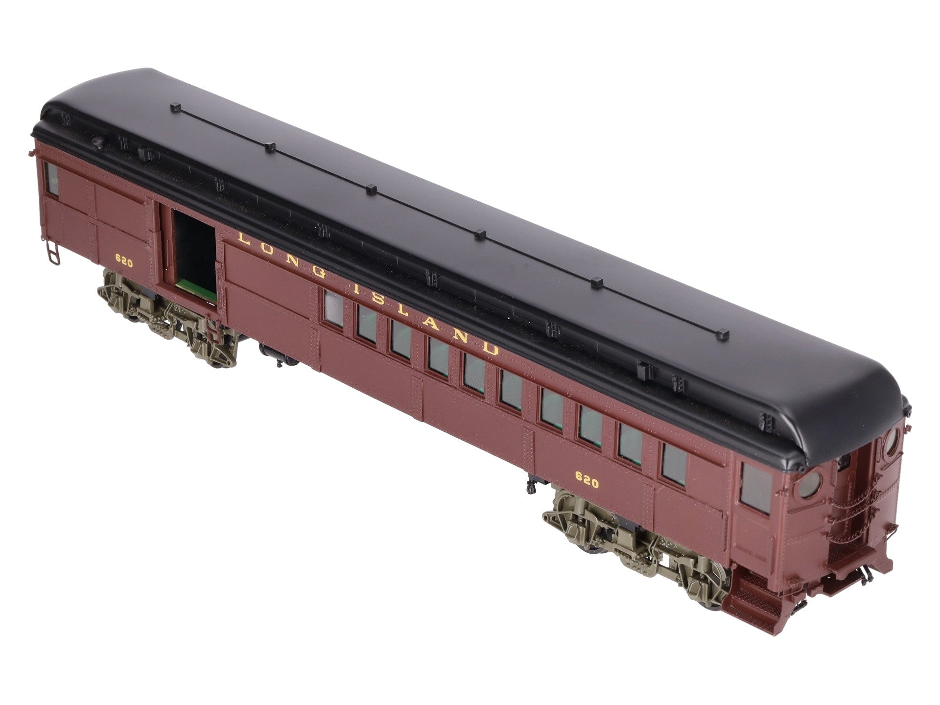 Sunset Models O Brass Long Island RR PB54 Combine Commuter Car #620 (2-Rail) EX/Box