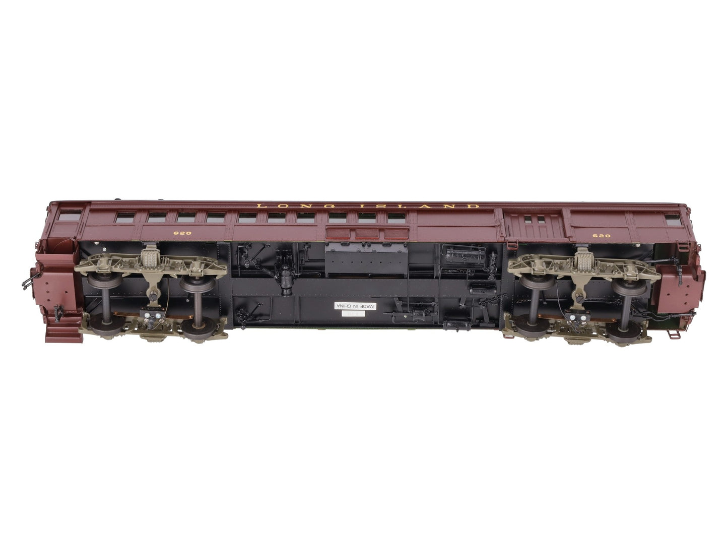 Sunset Models O Brass Long Island RR PB54 Combine Commuter Car #620 (2-Rail) EX/Box