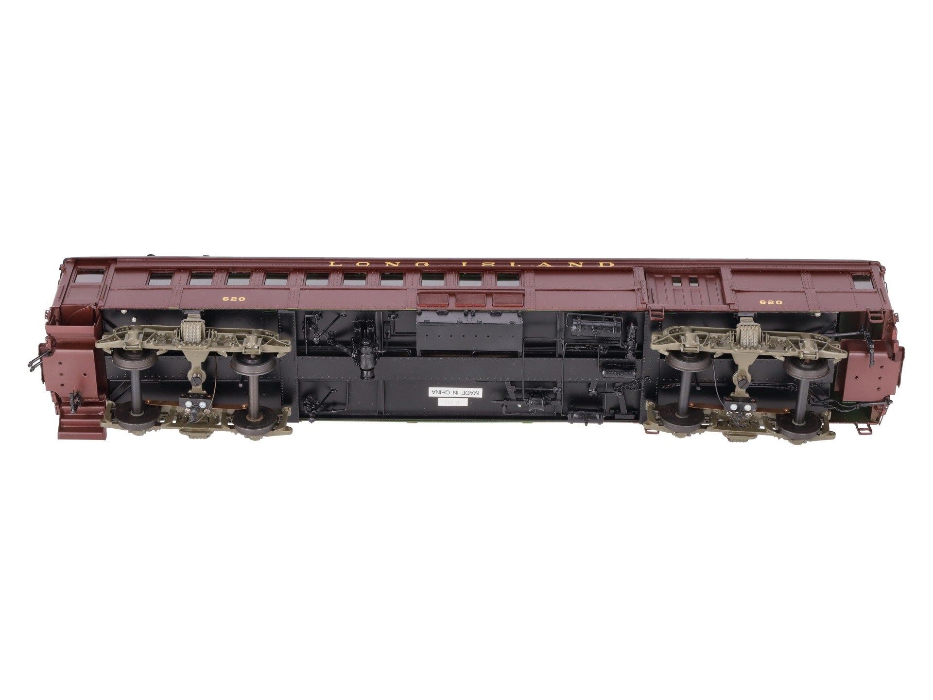 Sunset Models O Brass Long Island RR PB54 Combine Commuter Car #620 (2-Rail) EX/Box