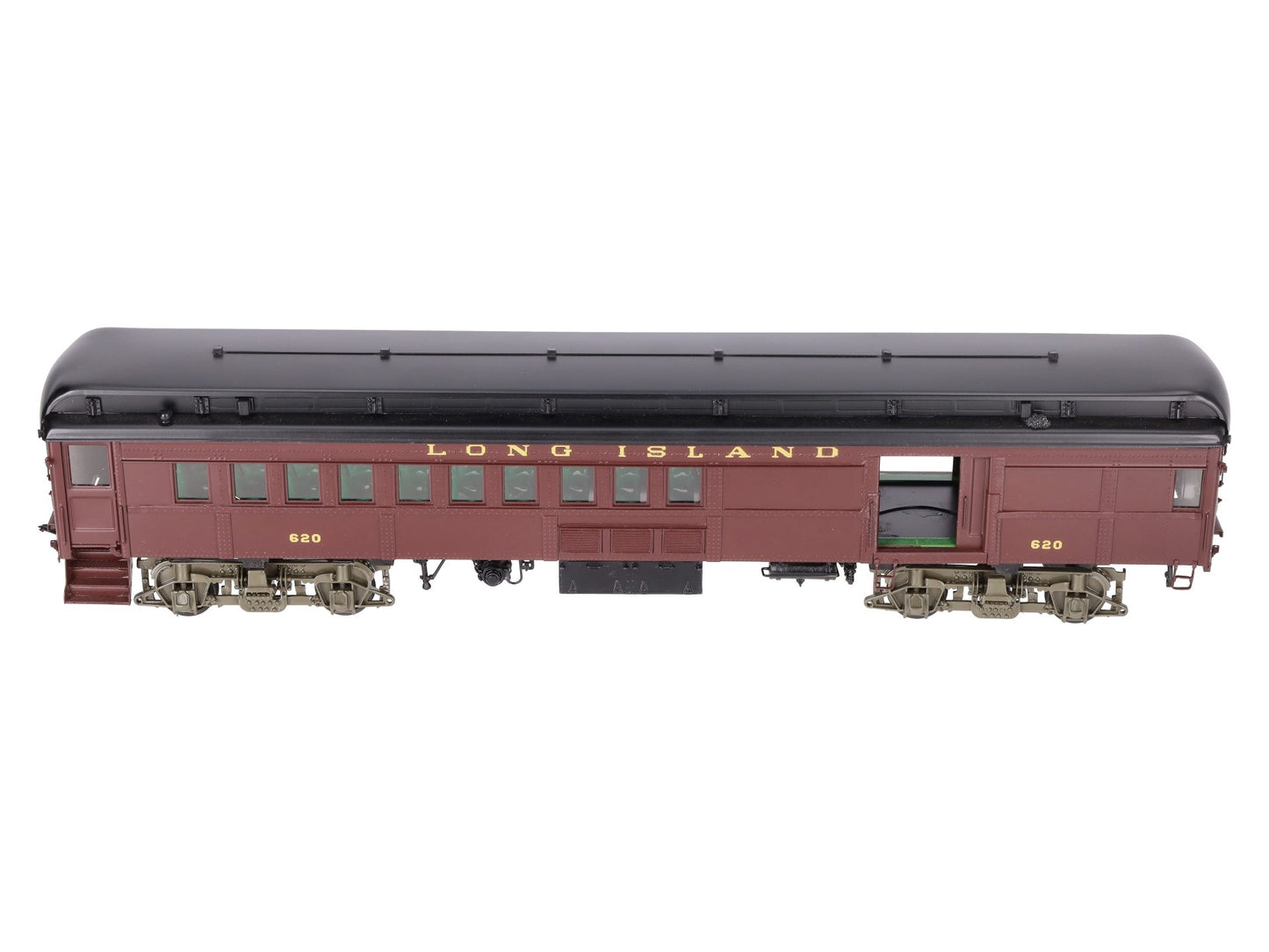 Sunset Models O Brass Long Island RR PB54 Combine Commuter Car #620 (2-Rail) EX/Box