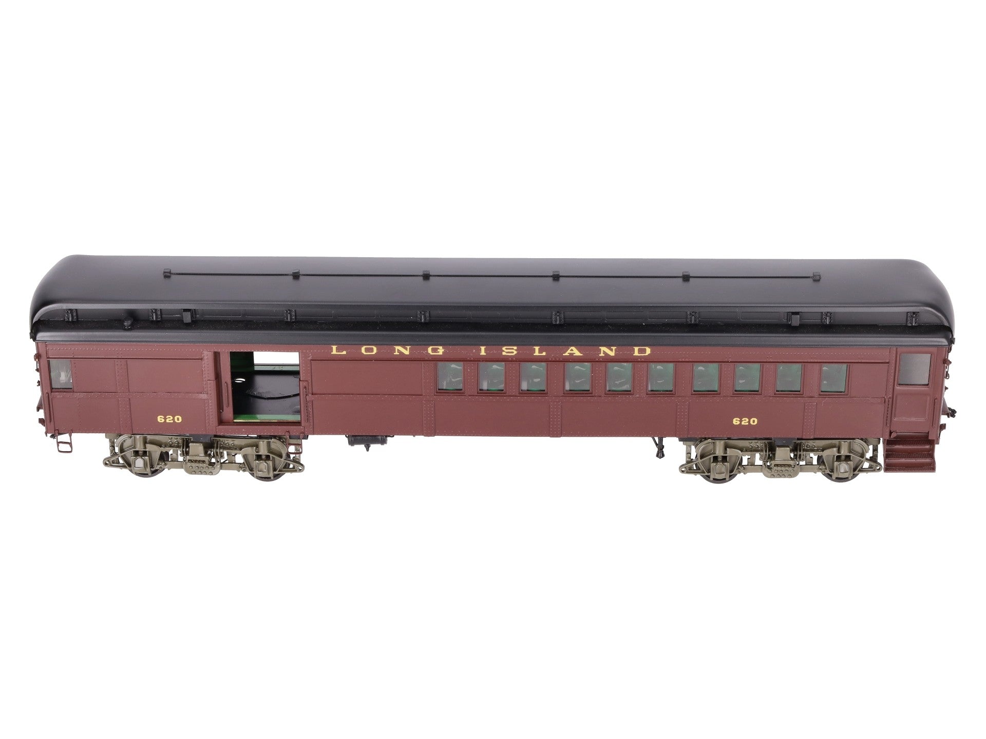 Sunset Models O Brass Long Island RR PB54 Combine Commuter Car #620 (2-Rail) EX/Box