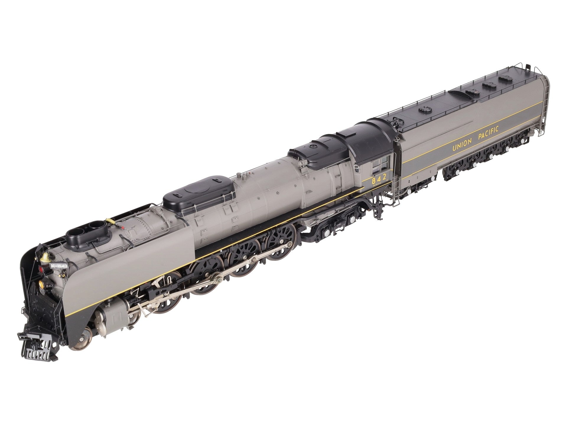 Overland OMI-0913.1 O Brass UP FEF-3 4-8-4 Steam Engine & Tender #842 (2-Rail) EX/Box