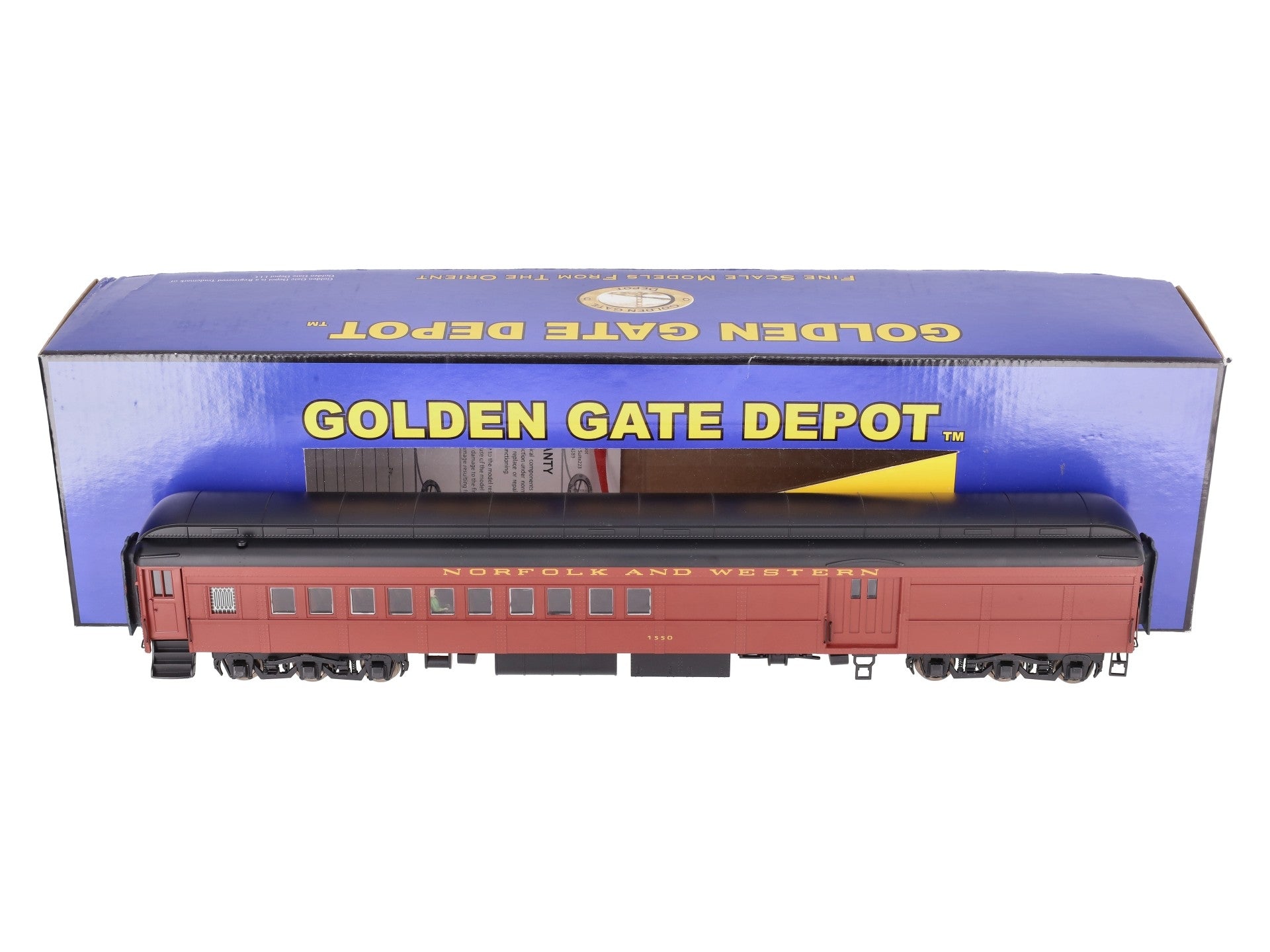Golden Gate Depot O Norfolk & Western Heavy Weight Combine Car #1550 (2-Rail) LN/Box