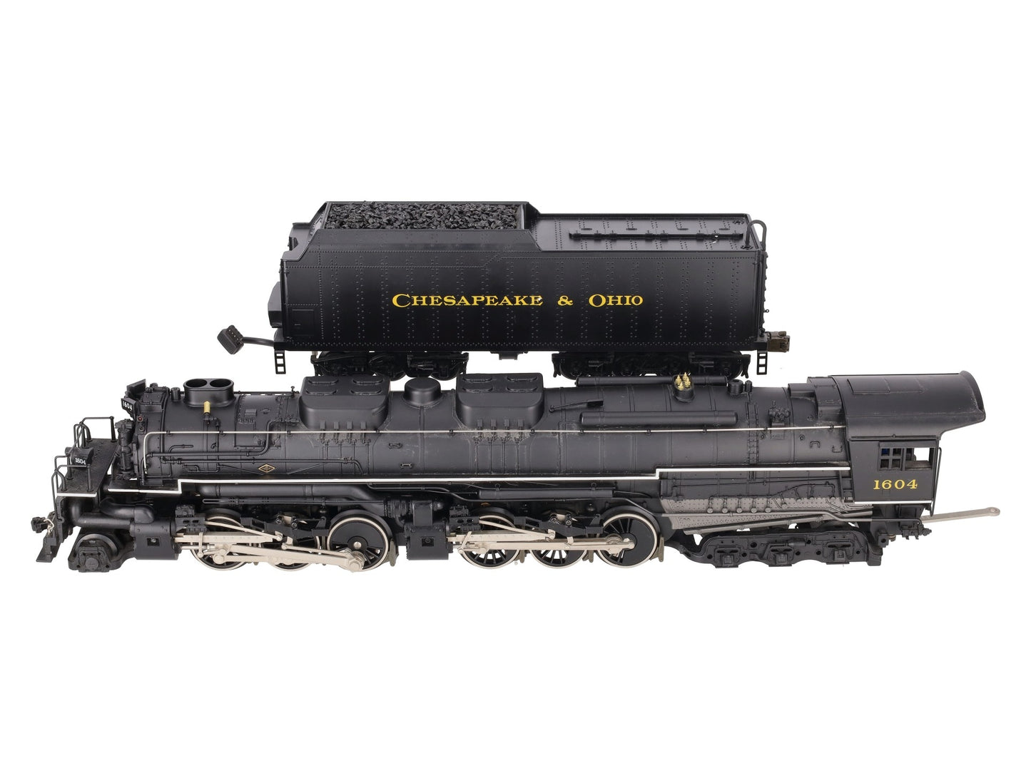 MTH 20-3017-1 O C&O 2-6-6-6 H-8 Allegheny Steam Locomotive & Tender w/PS1 #1604 EX