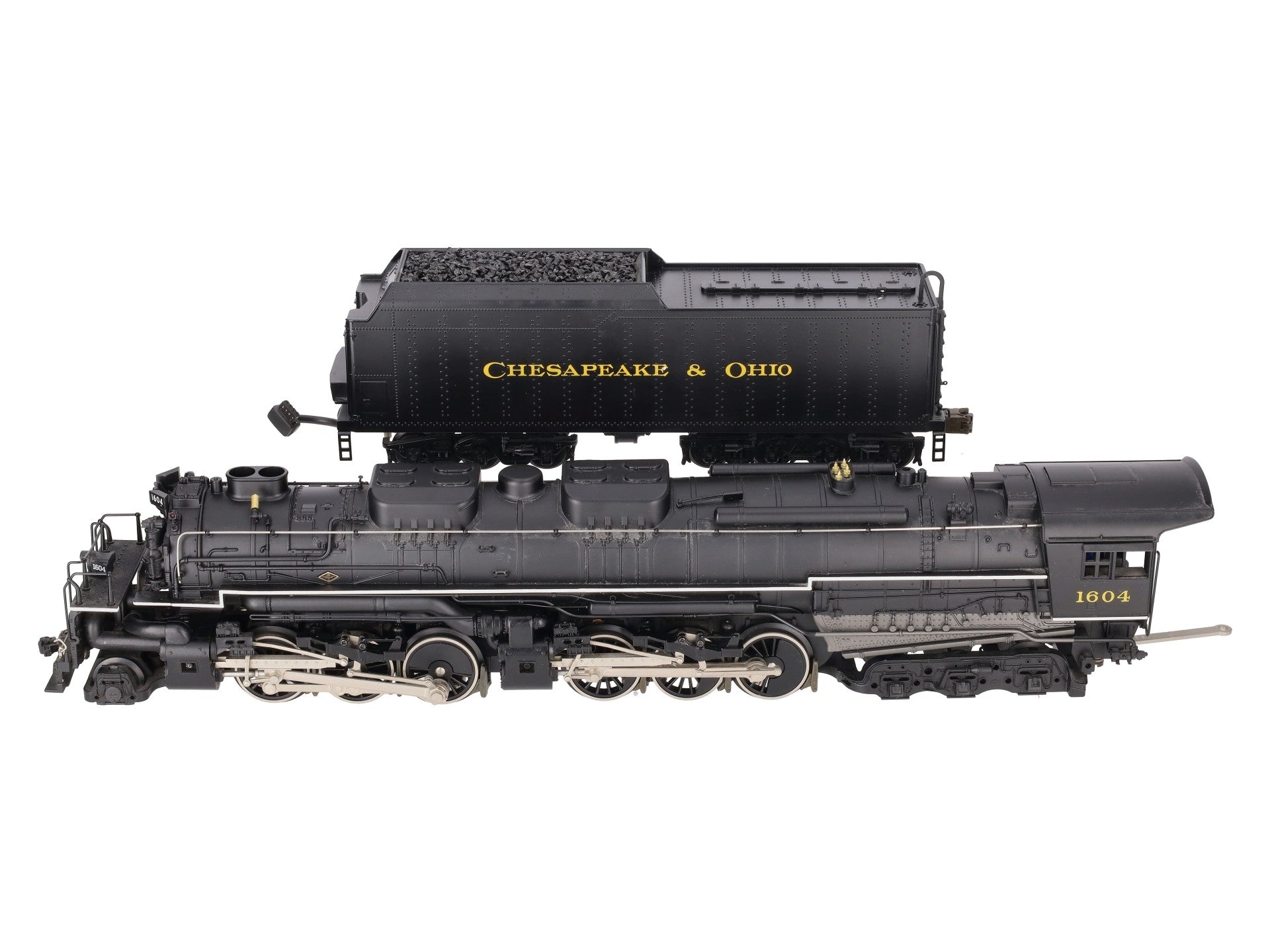 MTH 20-3017-1 O C&O 2-6-6-6 H-8 Allegheny Steam Locomotive & Tender w/PS1 #1604 EX
