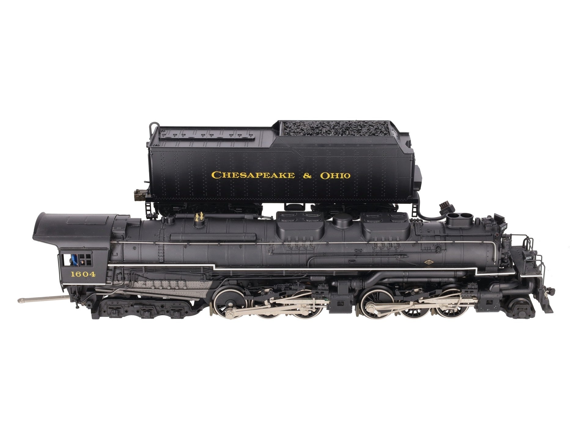 MTH 20-3017-1 O C&O 2-6-6-6 H-8 Allegheny Steam Locomotive & Tender w/PS1 #1604 EX