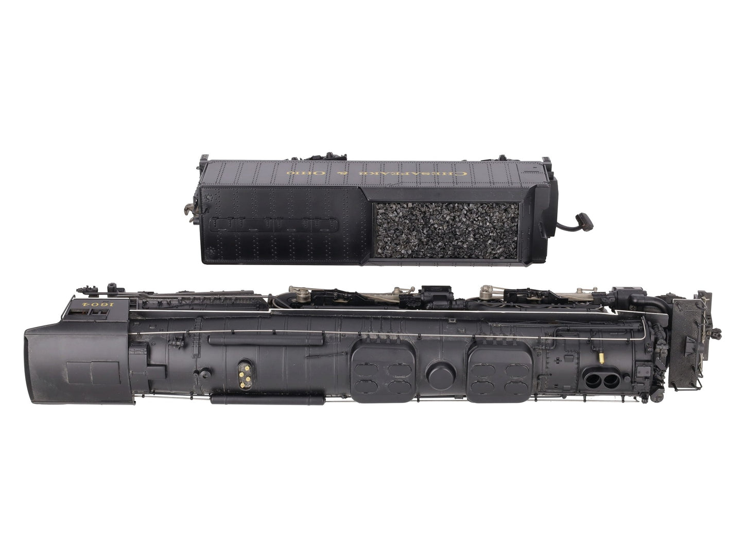 MTH 20-3017-1 O C&O 2-6-6-6 H-8 Allegheny Steam Locomotive & Tender w/PS1 #1604 EX