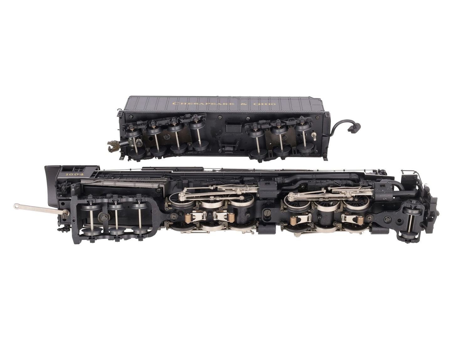 MTH 20-3017-1 O C&O 2-6-6-6 H-8 Allegheny Steam Locomotive & Tender w/PS1 #1604 EX