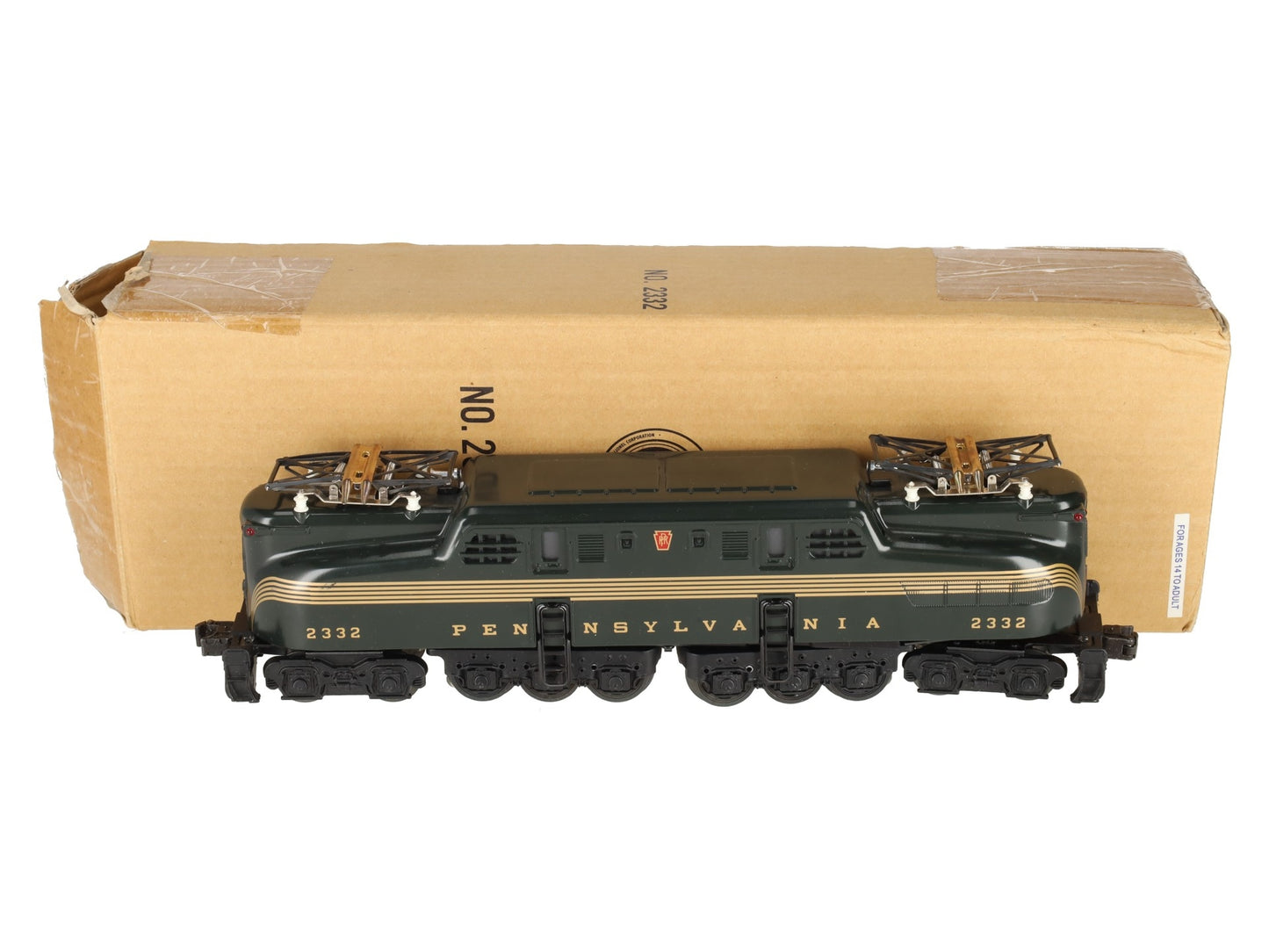 Lionel 6-18343 O Gauge Pennsylvania GG-1 Electric Locomotive #2332 EX/Box