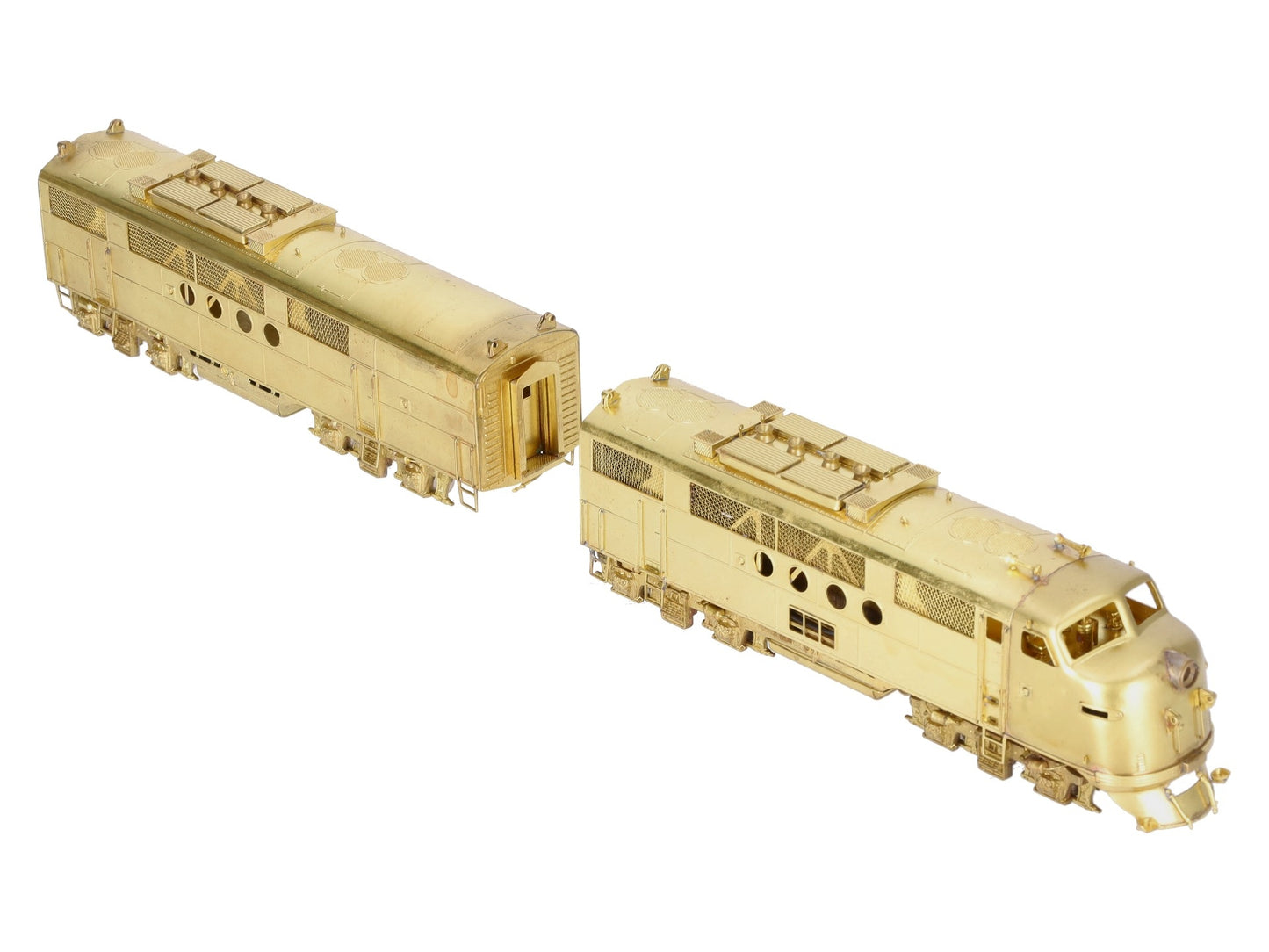 Hallmark Models HO BRASS EMD FT "A" Powered A&B Diesel Set EX/Box