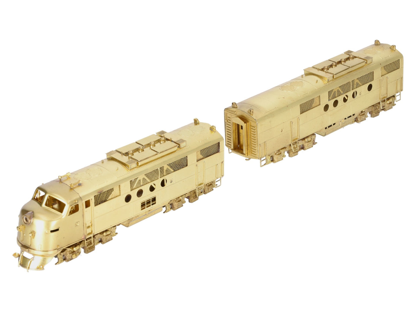 Hallmark Models HO BRASS EMD FT "A" Powered A&B Diesel Set EX/Box