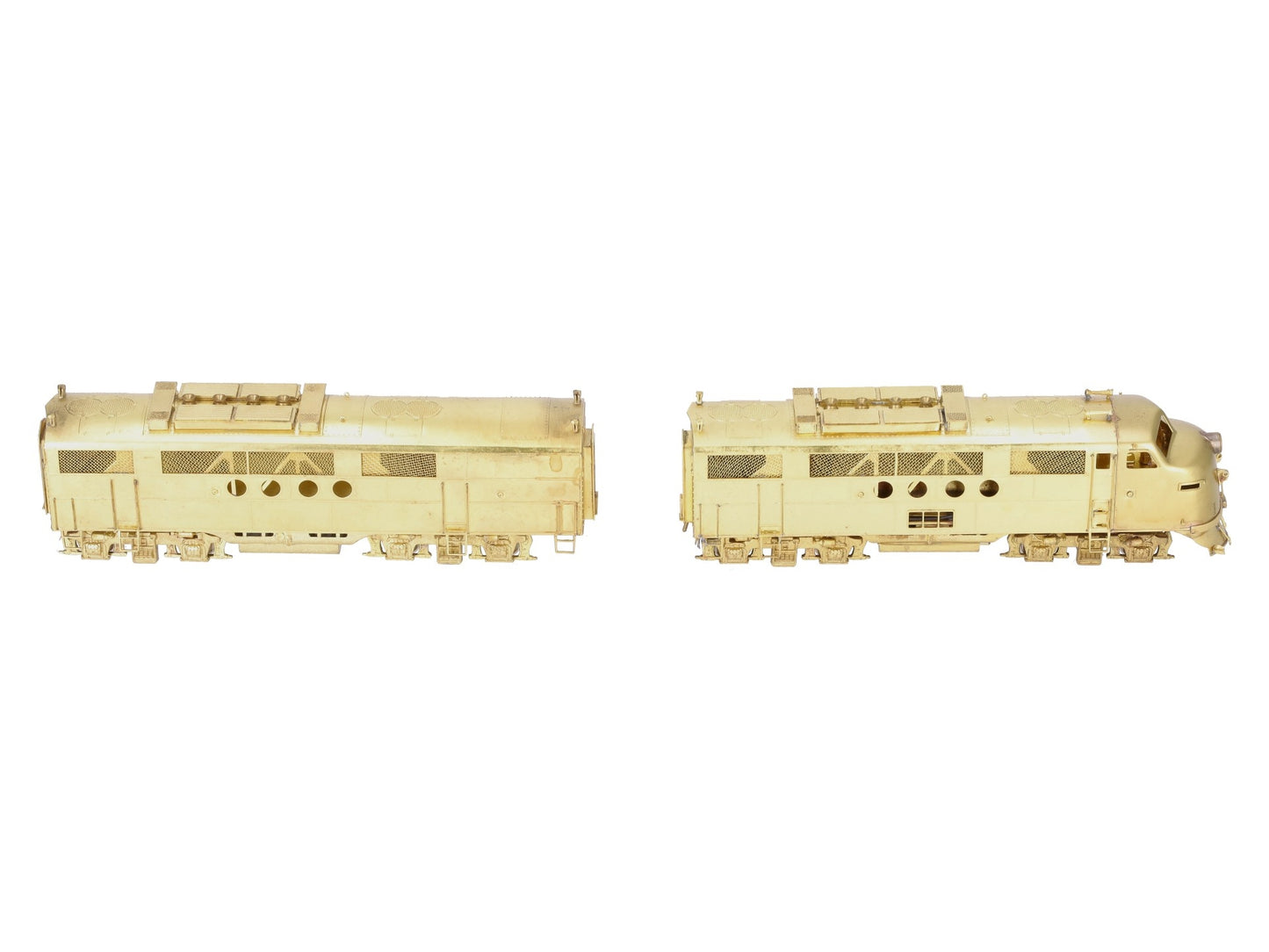 Hallmark Models HO BRASS EMD FT "A" Powered A&B Diesel Set EX/Box