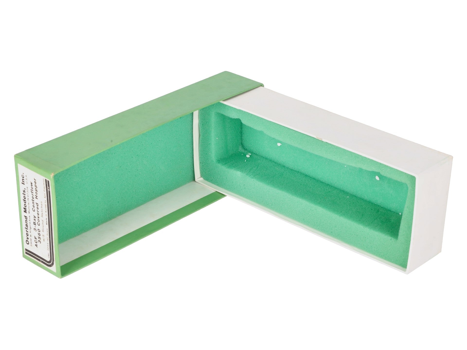 Overland OMI-3094 HO BRASS Custom FMC 3-Bay Centerflow 3560 Covered Hopper/Box