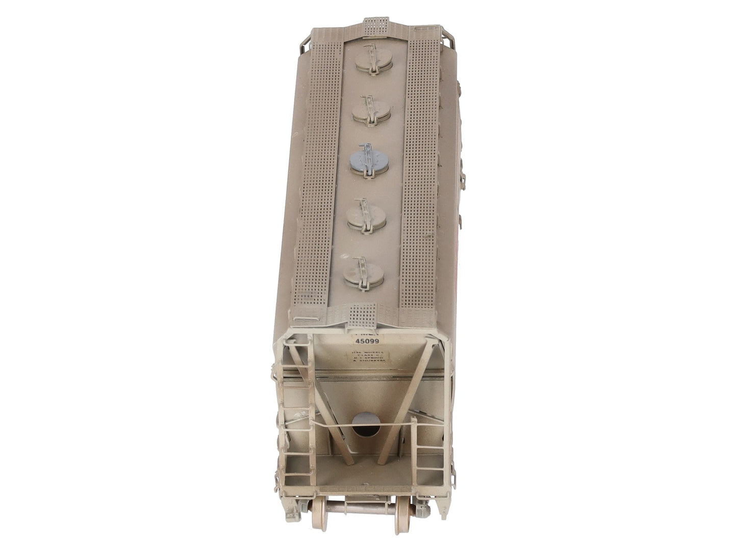Overland OMI-3094 HO BRASS Custom FMC 3-Bay Centerflow 3560 Covered Hopper/Box