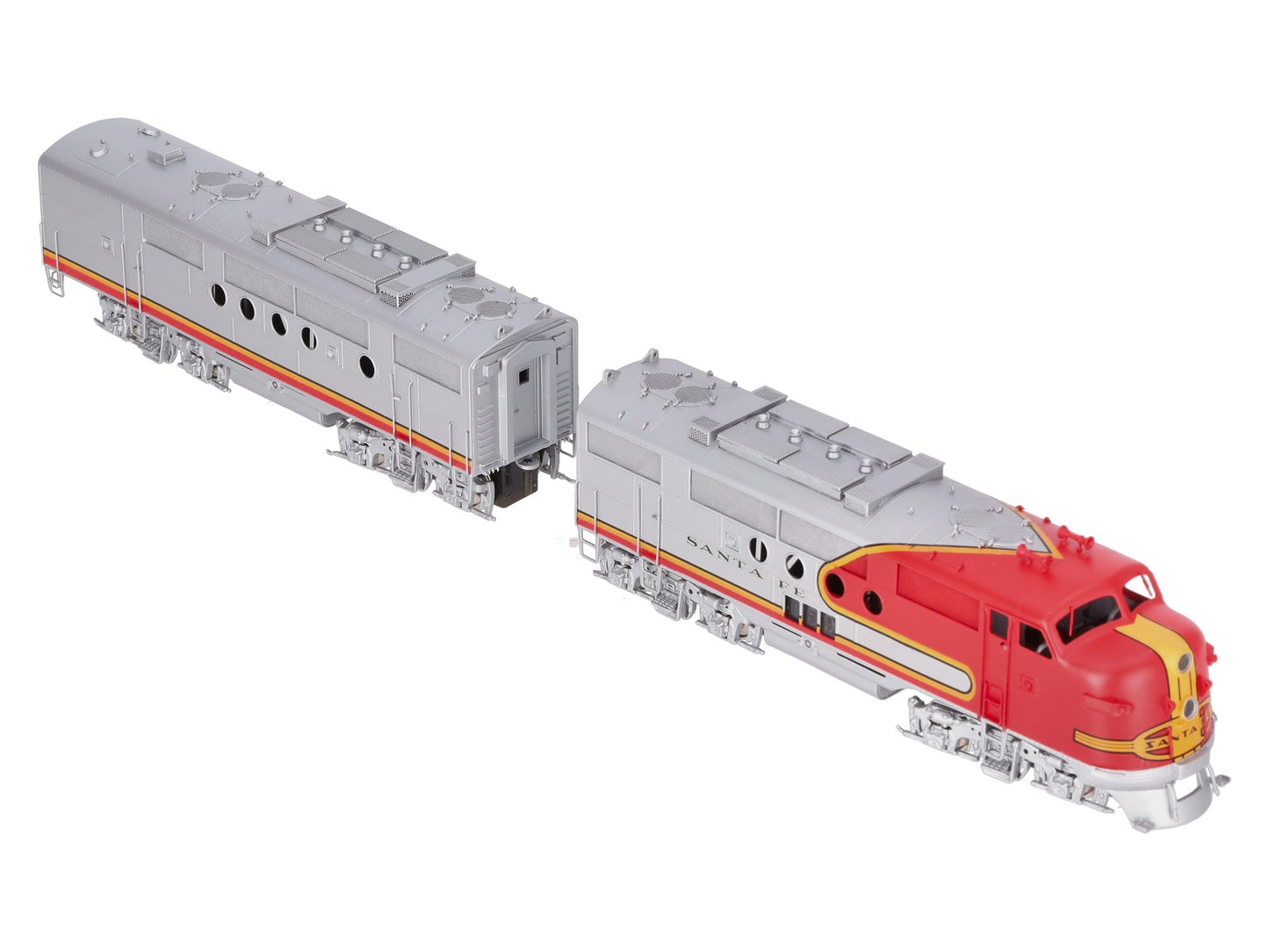 Hallmark Models HO BRASS AT&SF Dual Powered AB Diesel Set - F/P LN/Box