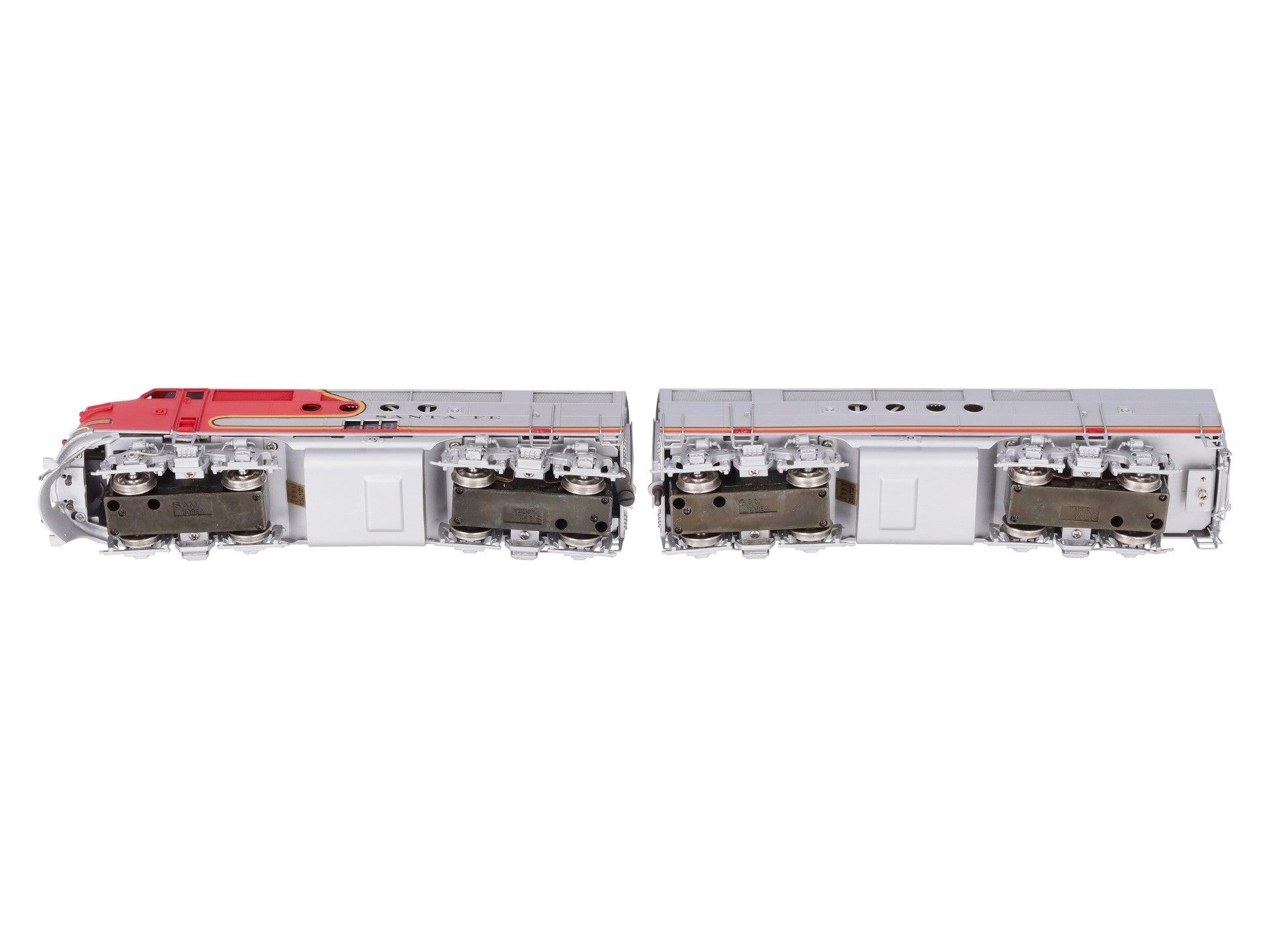 Hallmark Models HO BRASS AT&SF Dual Powered AB Diesel Set - F/P LN/Box