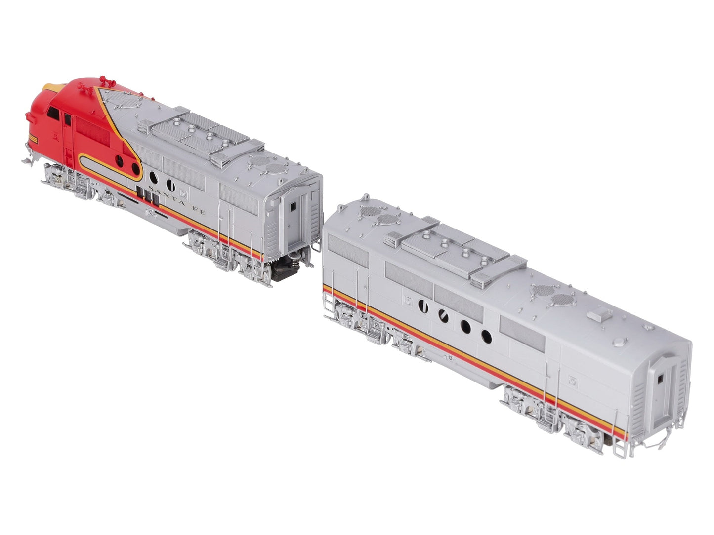 Hallmark Models HO BRASS AT&SF Dual Powered AB Diesel Set - F/P LN/Box