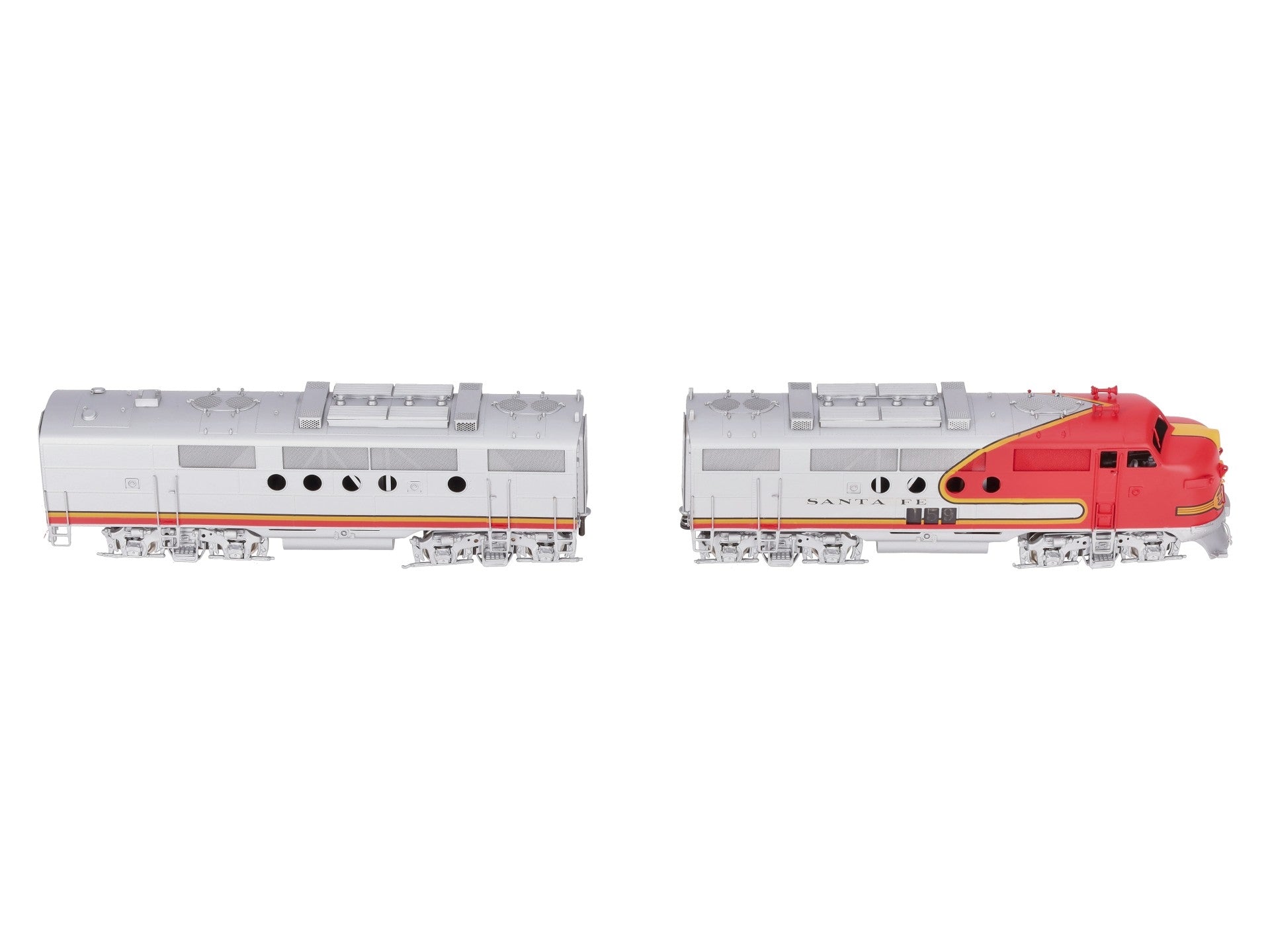 Hallmark Models HO BRASS AT&SF Dual Powered AB Diesel Set - F/P LN/Box