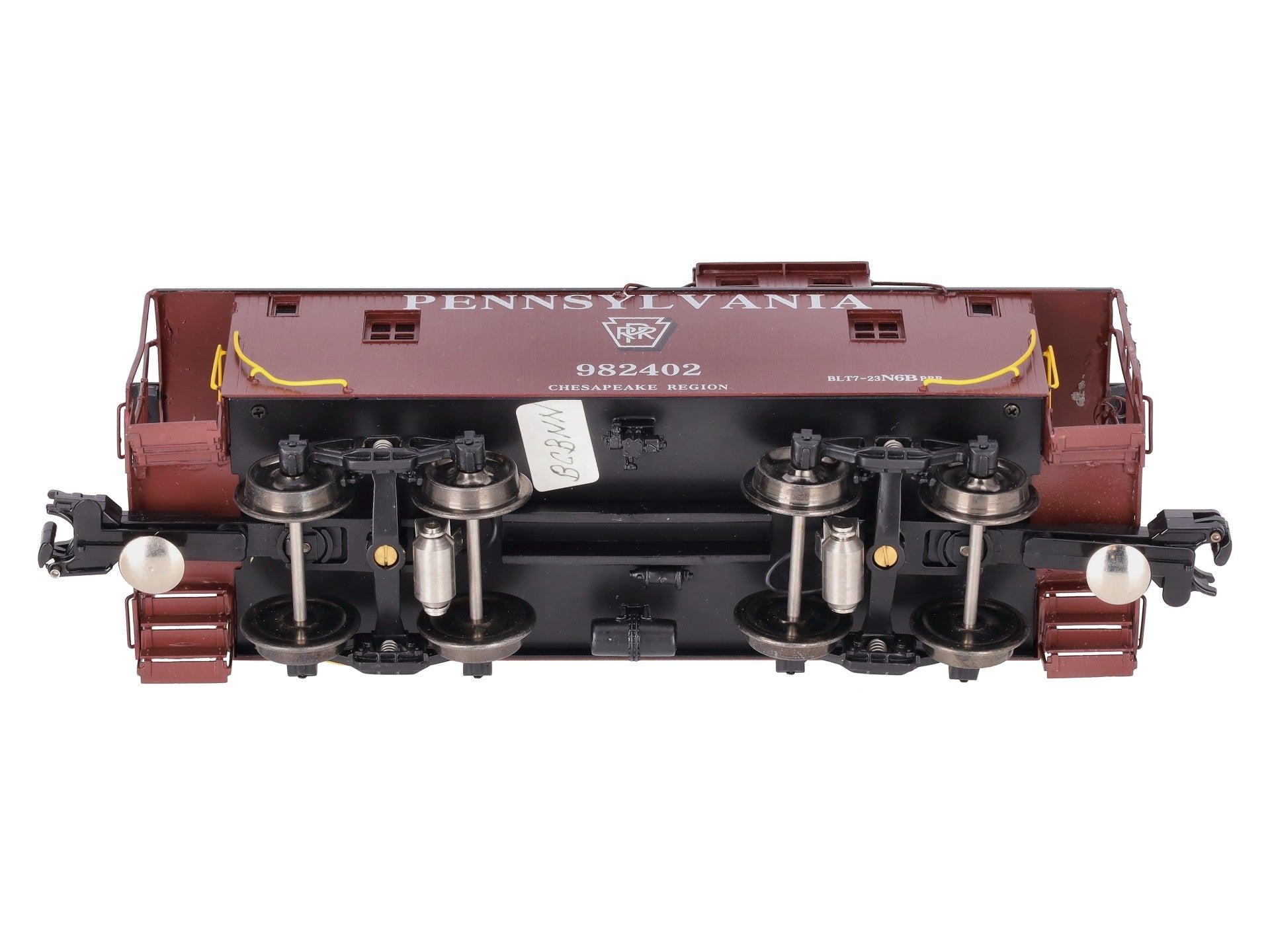 Weaver G2015-L Brass O Gauge Pennsylvania N6B Caboose #982402 EX