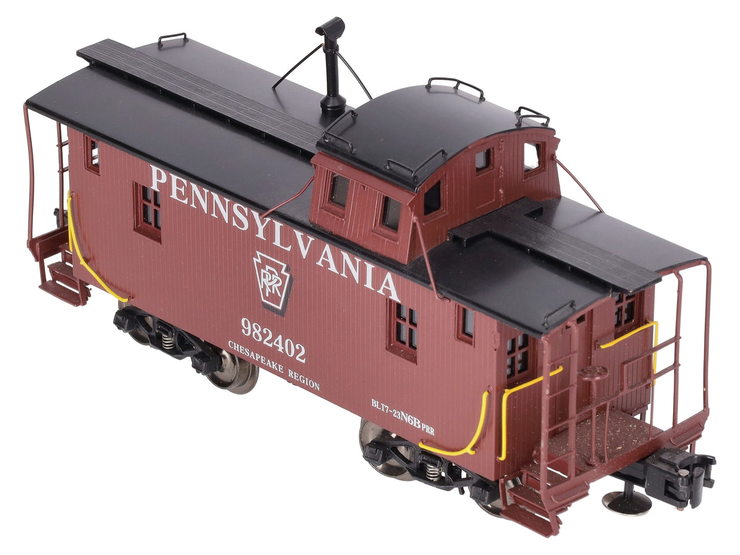 Weaver G2015-L Brass O Gauge Pennsylvania N6B Caboose #982402 EX
