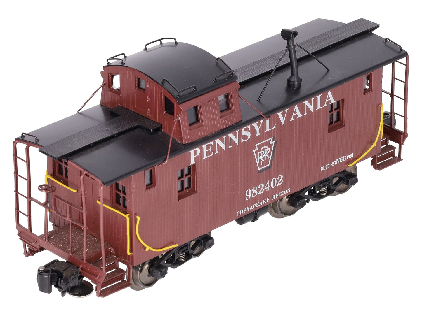 Weaver G2015-L Brass O Gauge Pennsylvania N6B Caboose #982402 EX