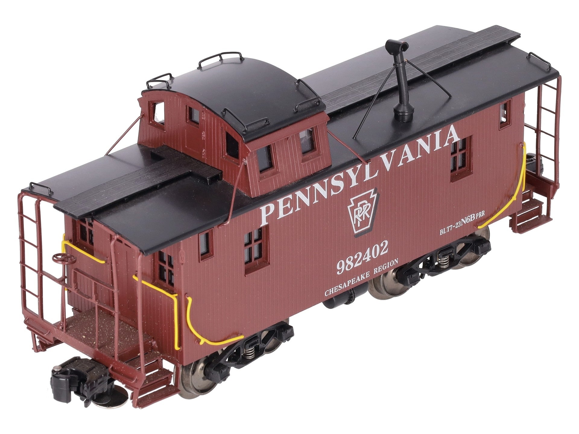 Weaver G2015-L Brass O Gauge Pennsylvania N6B Caboose #982402 EX