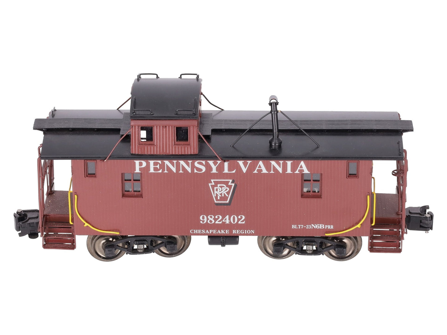 Weaver G2015-L Brass O Gauge Pennsylvania N6B Caboose #982402 EX