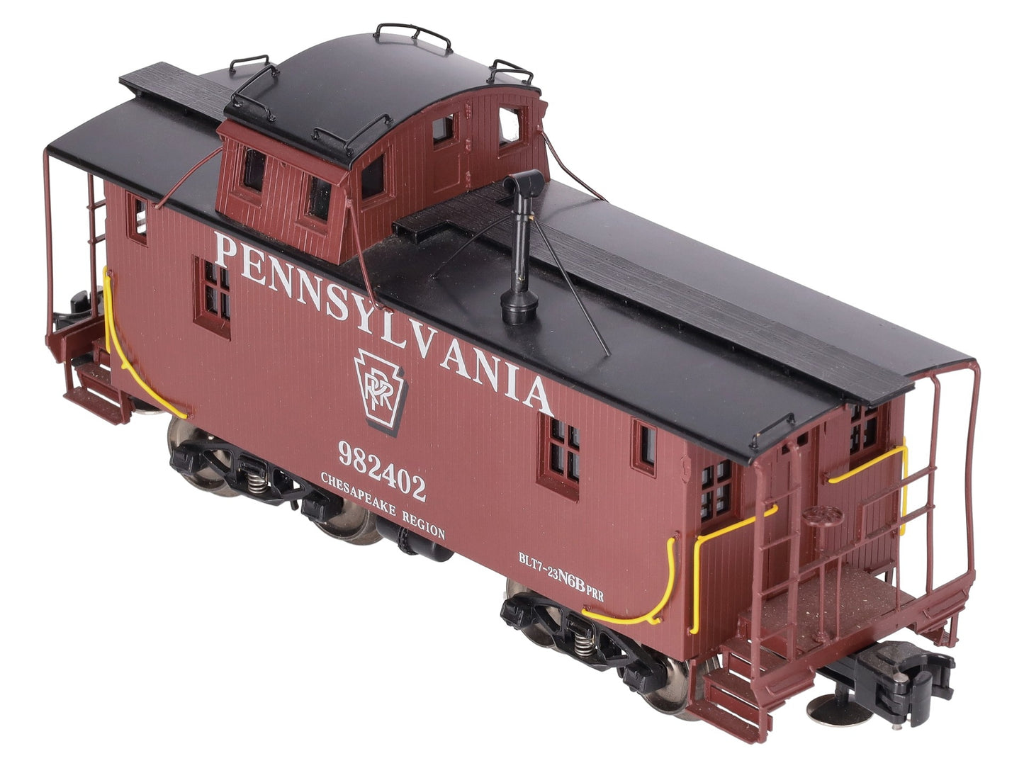 Weaver G2015-L Brass O Gauge Pennsylvania N6B Caboose #982402 EX