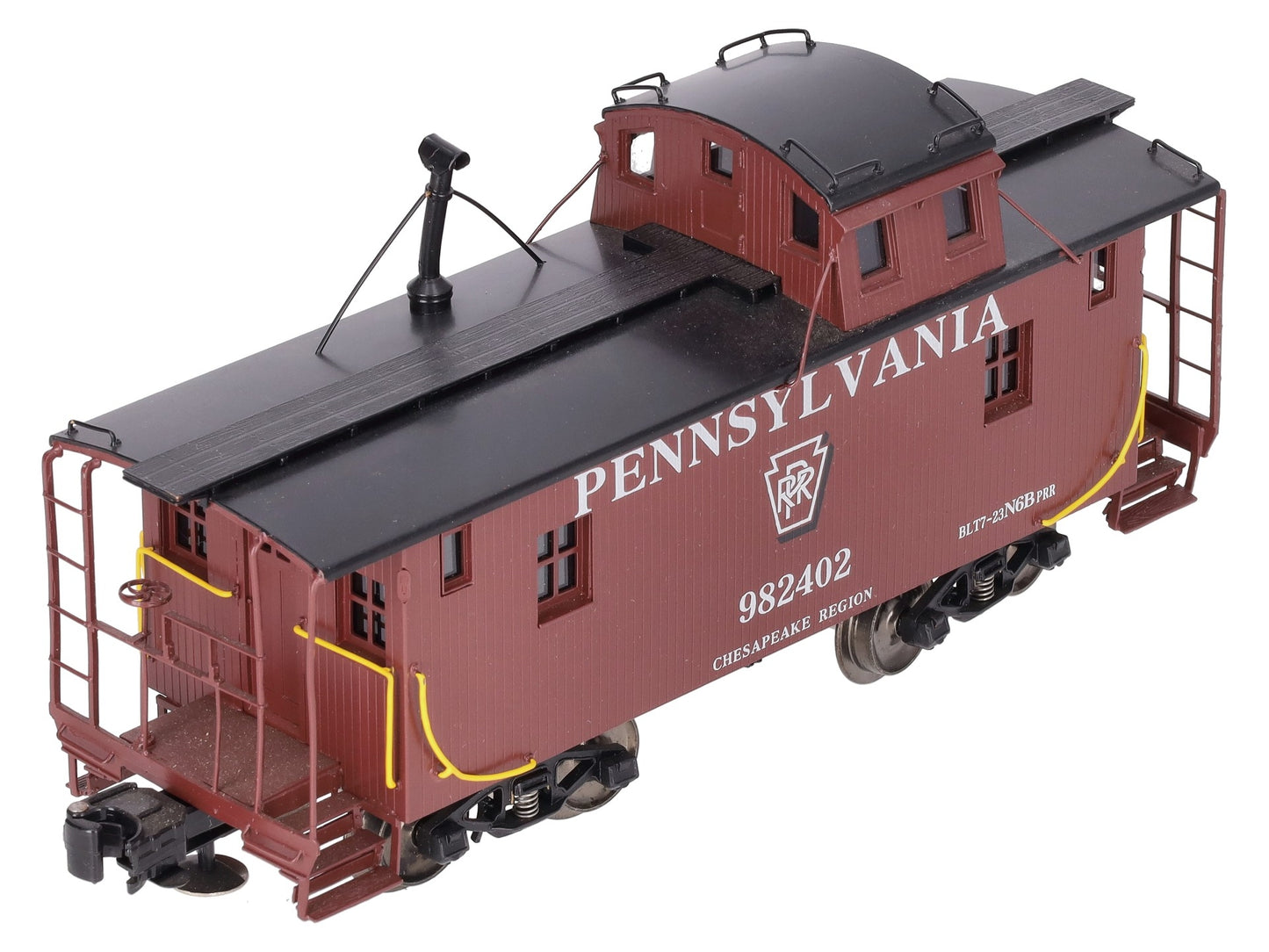 Weaver G2015-L Brass O Gauge Pennsylvania N6B Caboose #982402 EX