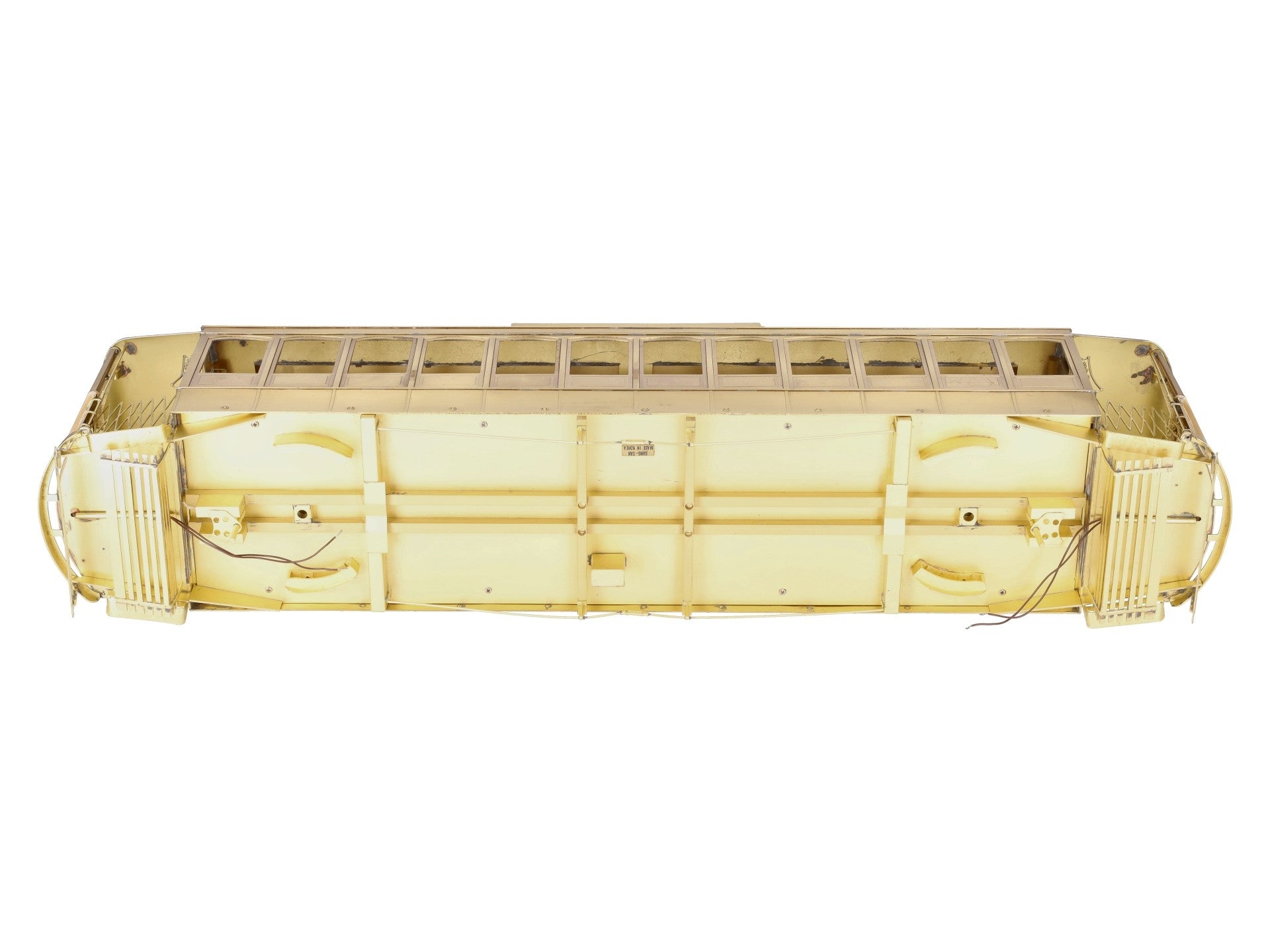 GHB International 1-1000 G Scale BRASS Old Tyme Brill Convertible Trolley LN/Box