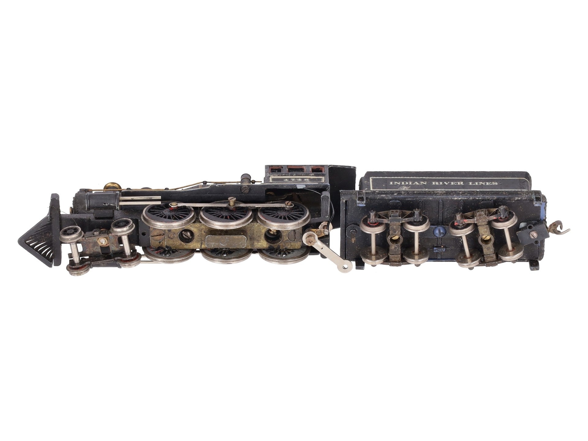 New One HO Indian River Lines 4-6-0 Steam Locomotive & Tender #4748 Custom