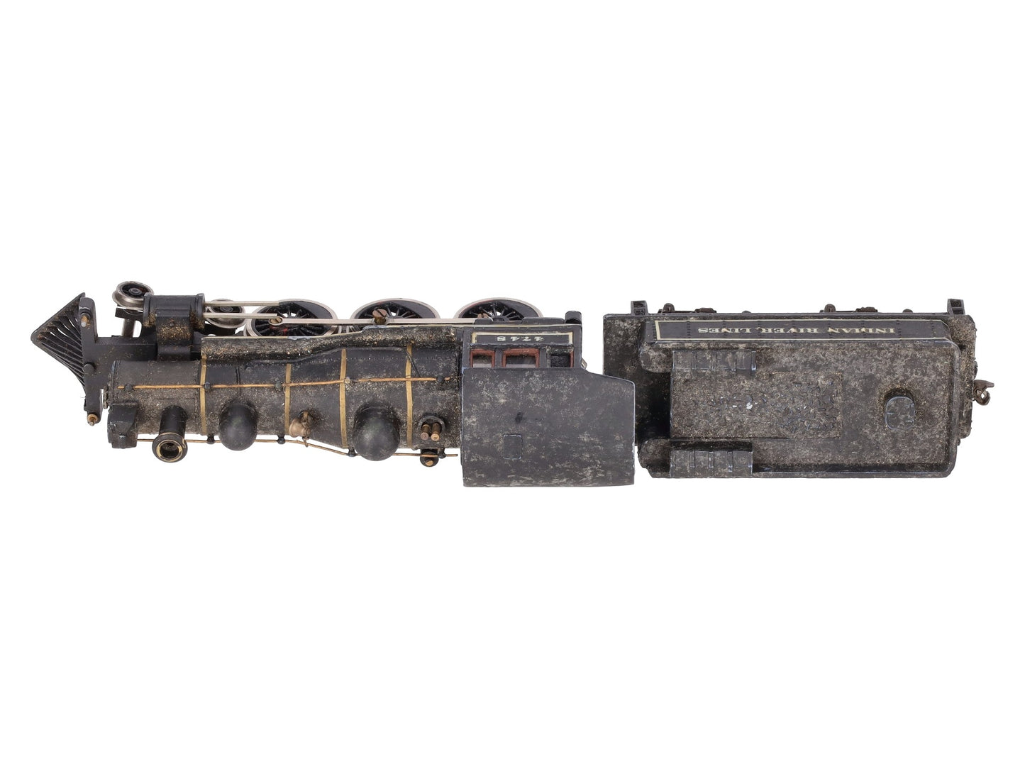 New One HO Indian River Lines 4-6-0 Steam Locomotive & Tender #4748 Custom