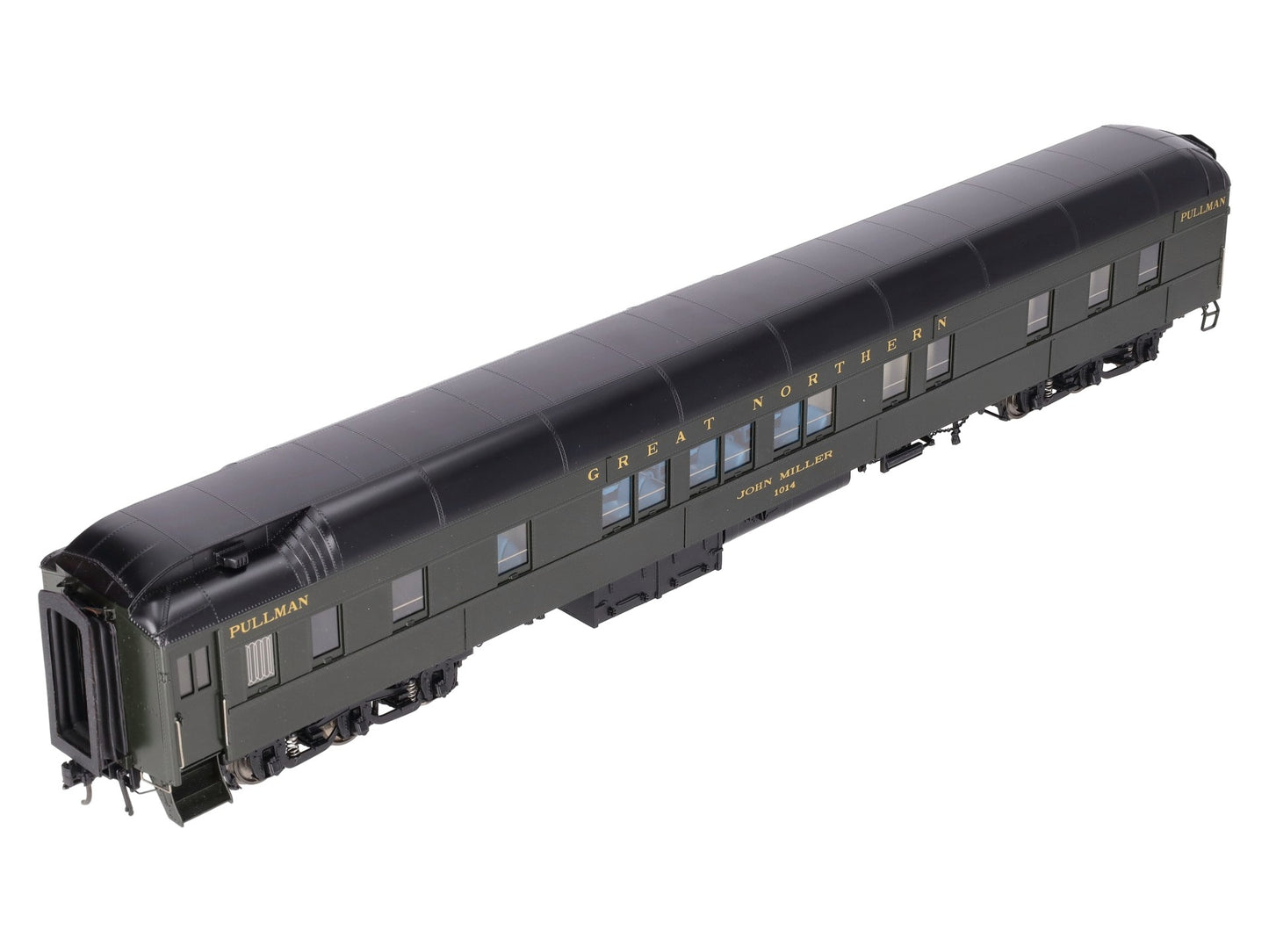 Precision Scale Co. 16981-6 O Scale BRASS G.N. Pullman Passenger Car #1014 2Rail LN/Box