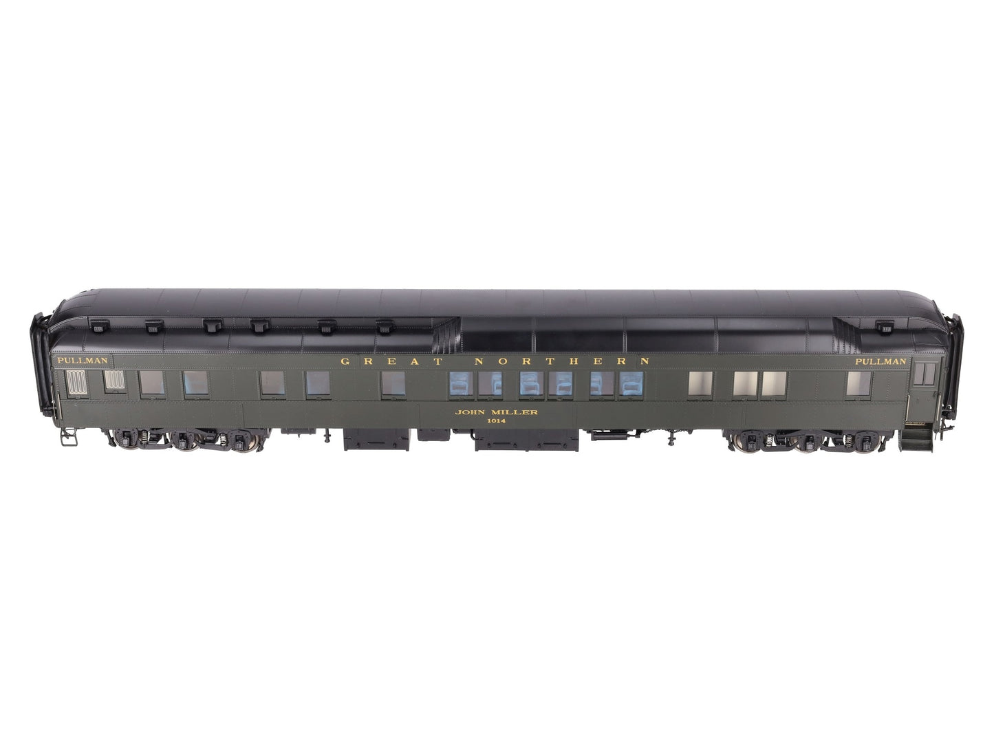 Precision Scale Co. 16981-6 O Scale BRASS G.N. Pullman Passenger Car #1014 2Rail LN/Box